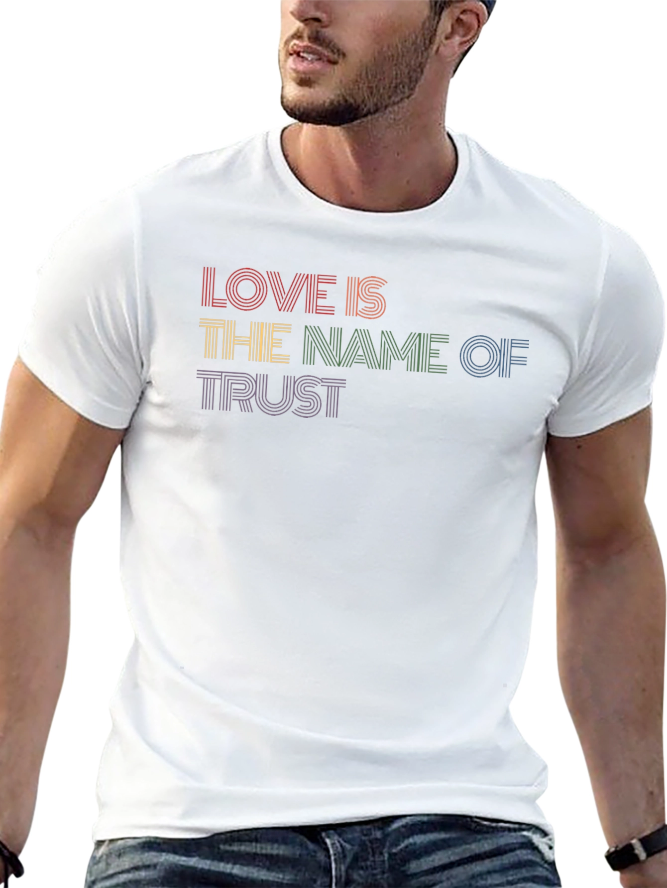 Love Is The Name Of Trust Graphic Tee
