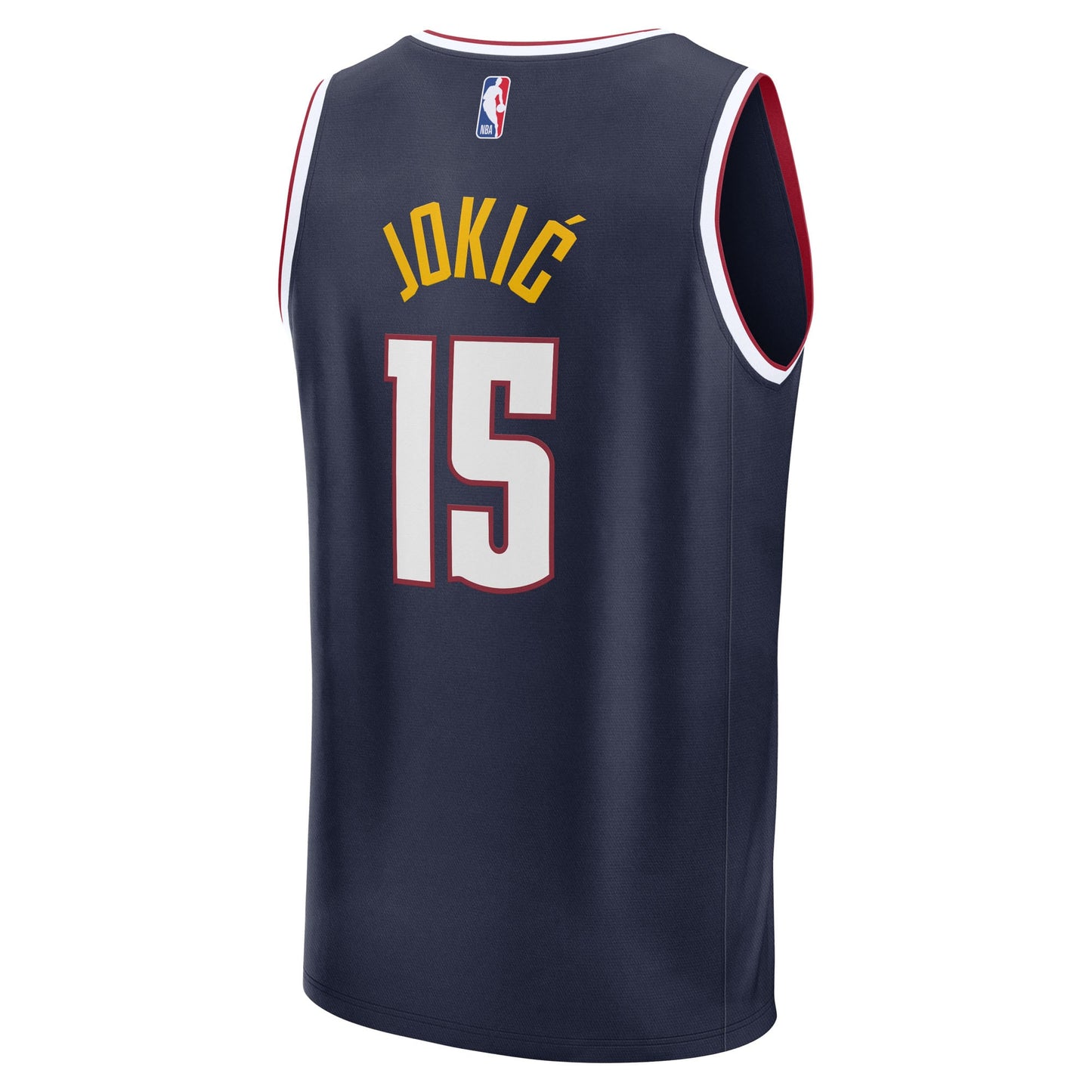 Youth Denver Nuggets Nikola Jokic Fanatics Navy Fast Break Replica Player Jersey - Icon Edition