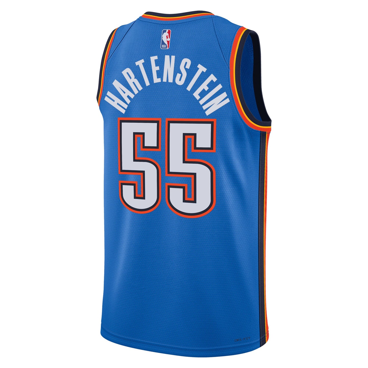 Unisex Oklahoma City Thunder Isaiah Hartenstein Nike Blue Swingman Player Jersey - Icon Edition