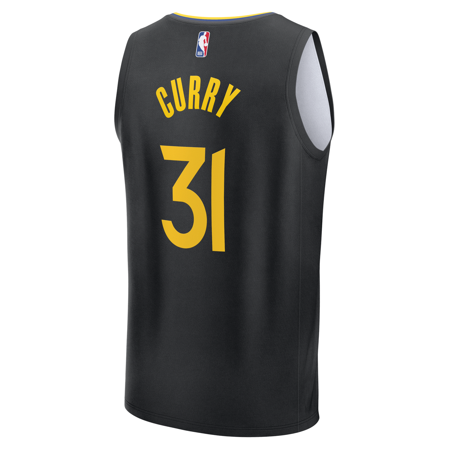 Men's Golden State Warriors Seth Curry Fanatics Black Fast Break Replica Player Jersey - Statement Edition
