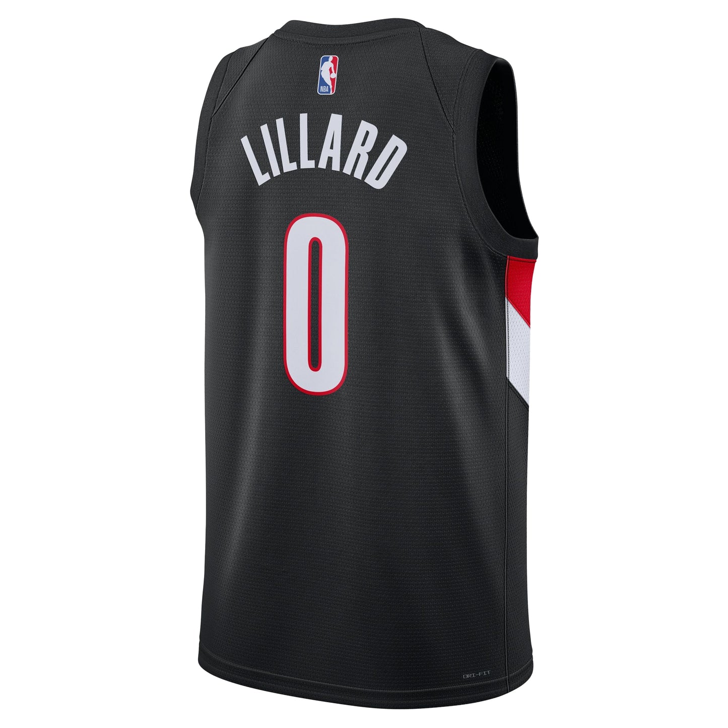 Unisex Portland Trail Blazers Damian Lillard Nike Black Swingman Player Jersey - Icon Edition