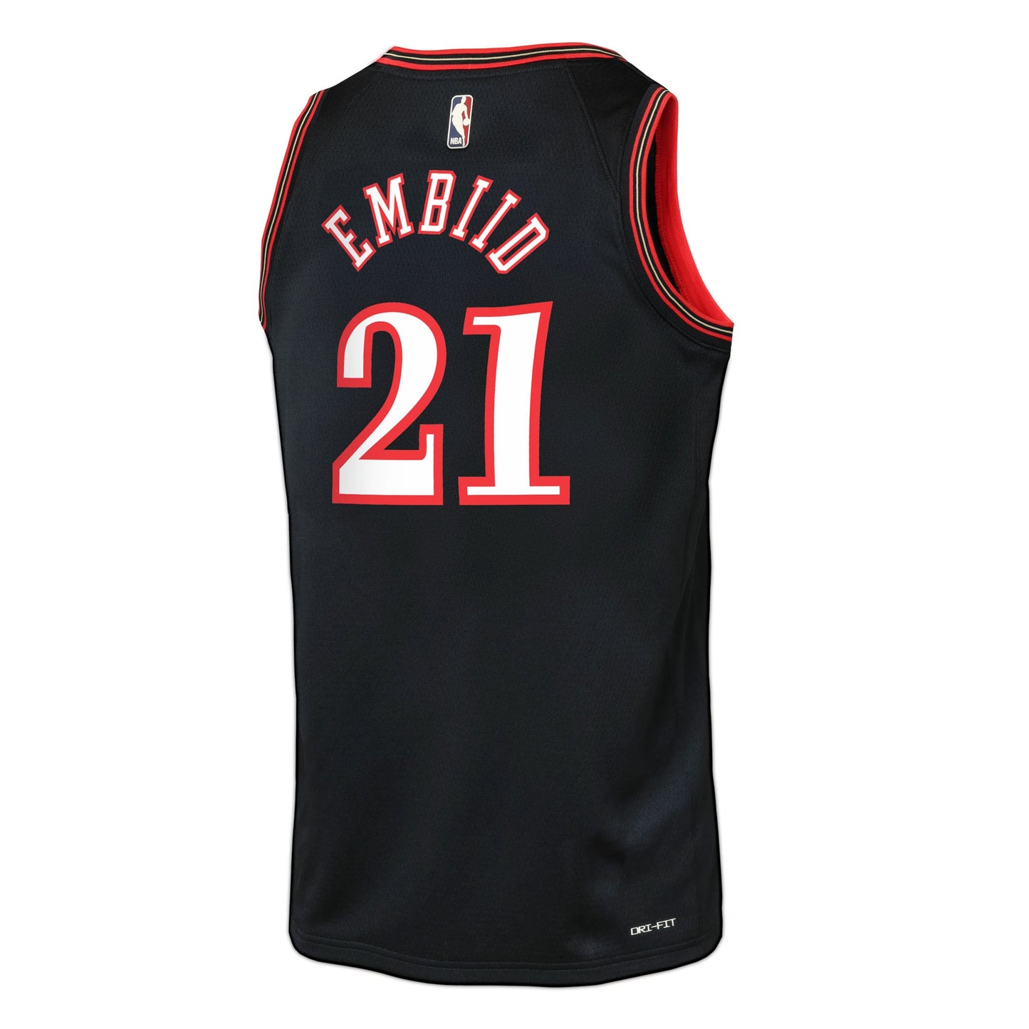 Youth Philadelphia 76ers Joel Embiid Nike Black Swingman Jersey - Classic Edition