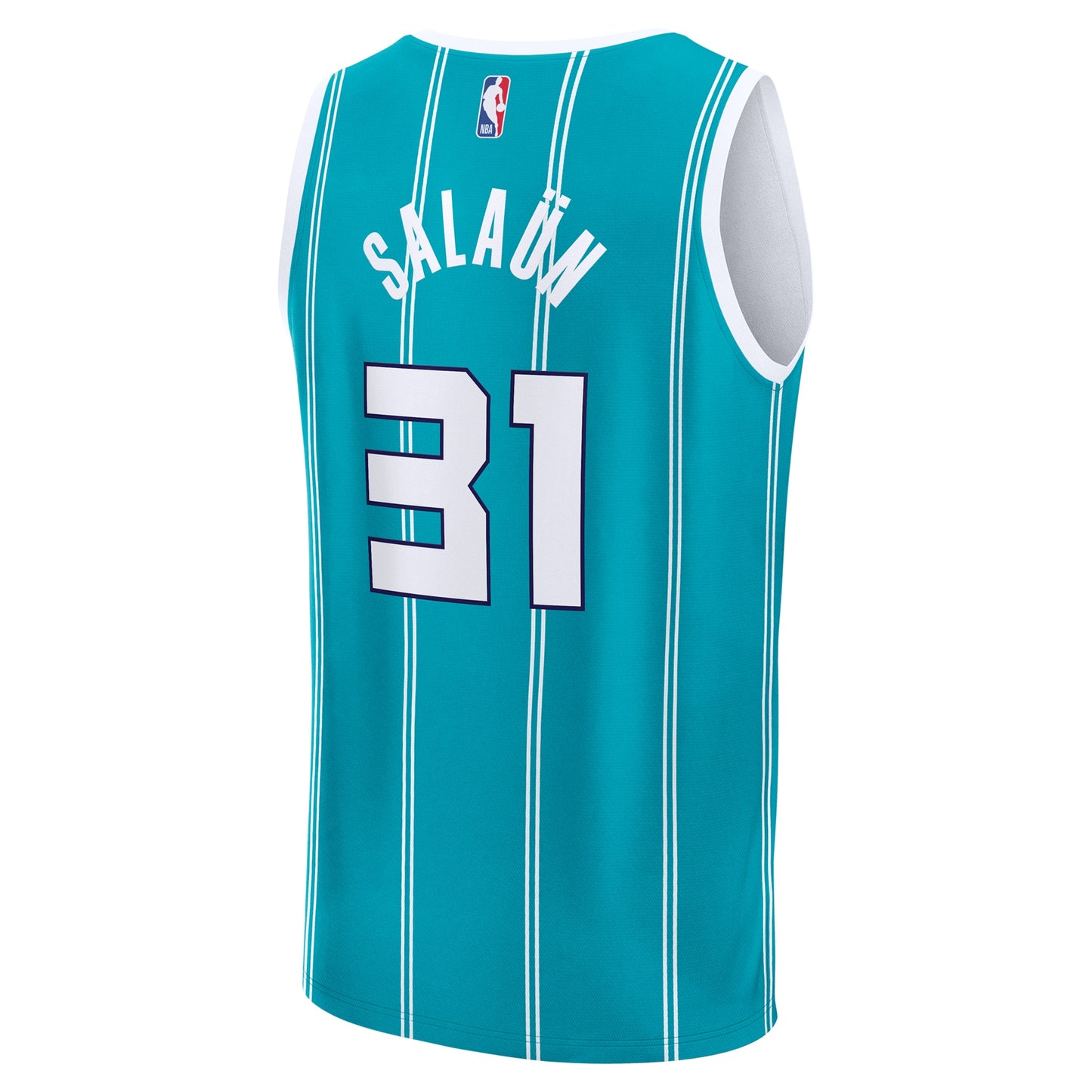 Men's Charlotte Hornets Tidjane Salaun Fanatics Teal 2024 NBA Draft Fast Break Player Jersey - Icon Edition