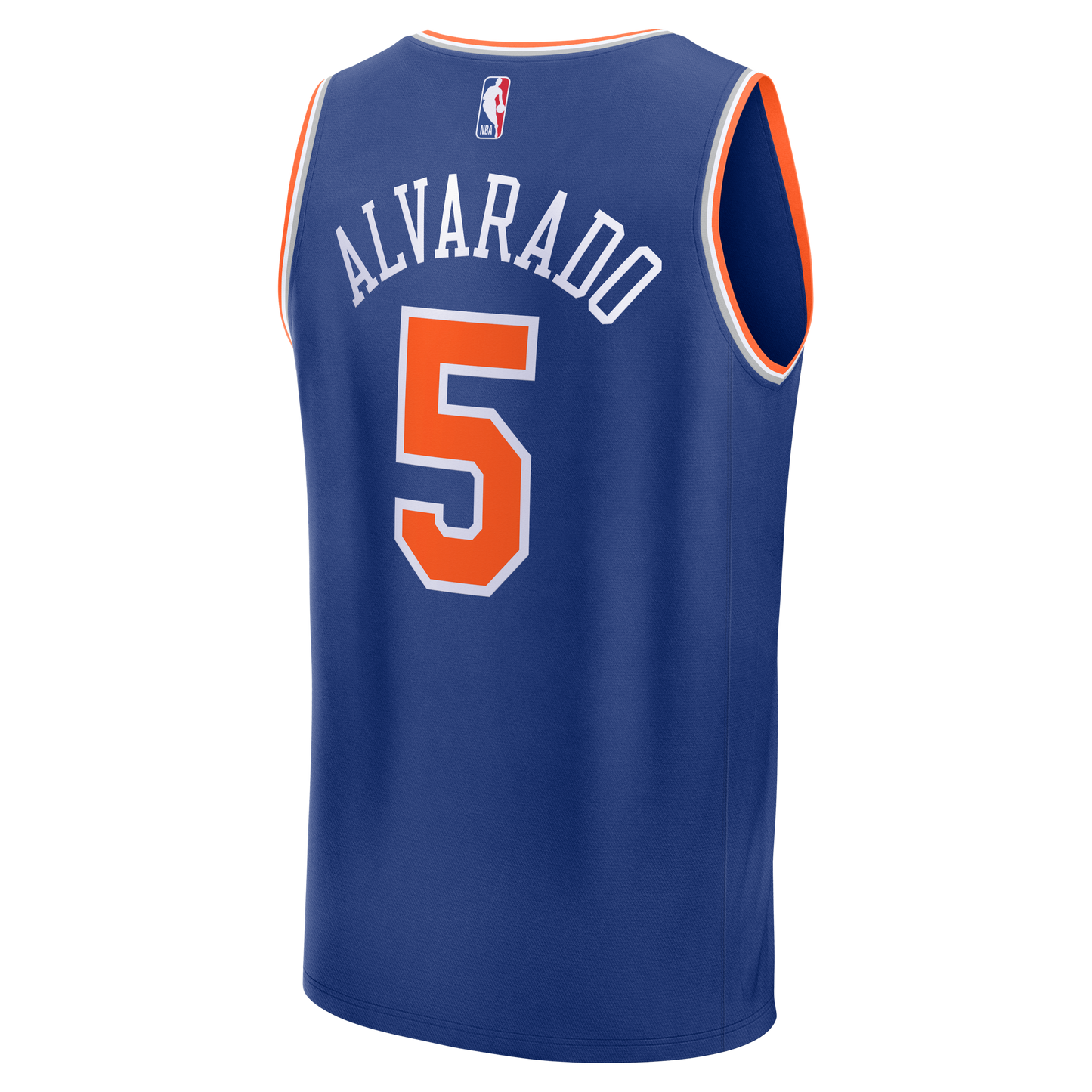 Men's New York Knicks Jose Alvarado Fanatics Blue Fast Break Replica Jersey - Icon Edition