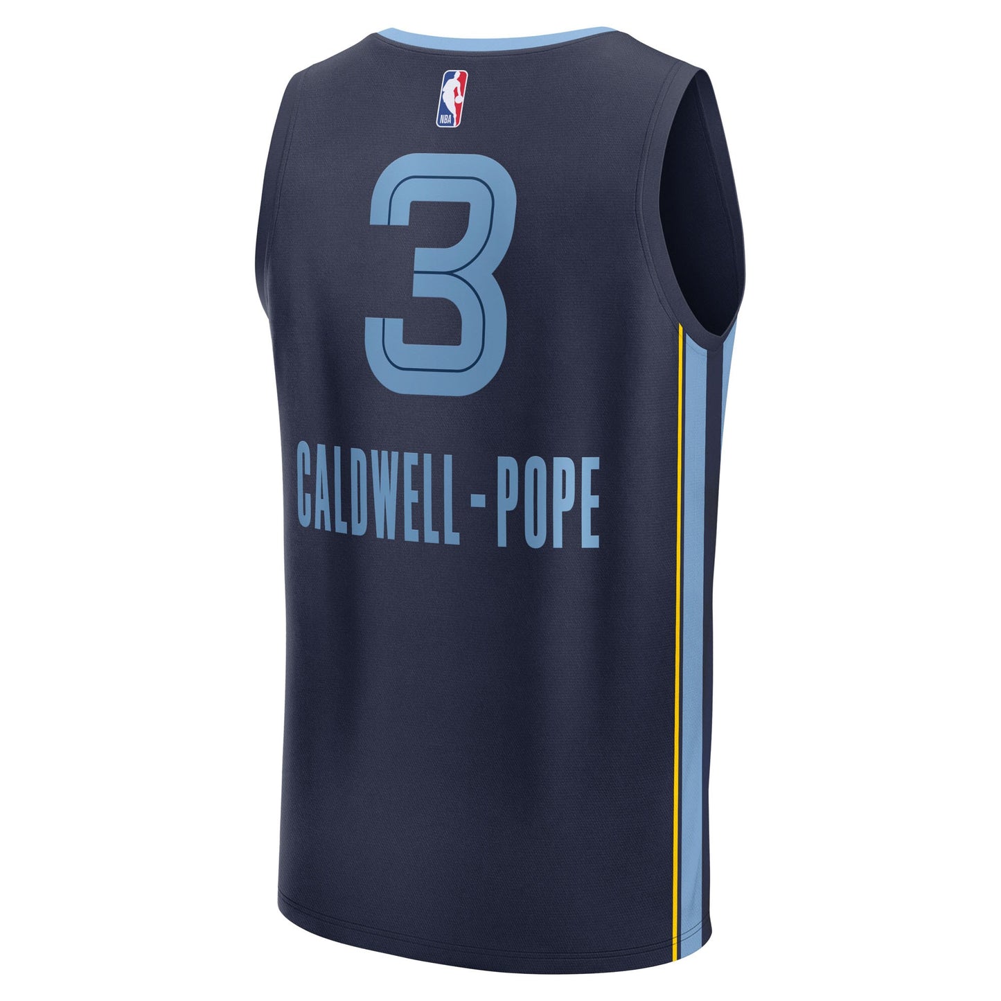 Youth Memphis Grizzlies Kentavious Caldwell-Pope Fanatics Navy Fast Break Replica Player Jersey - Icon Edition