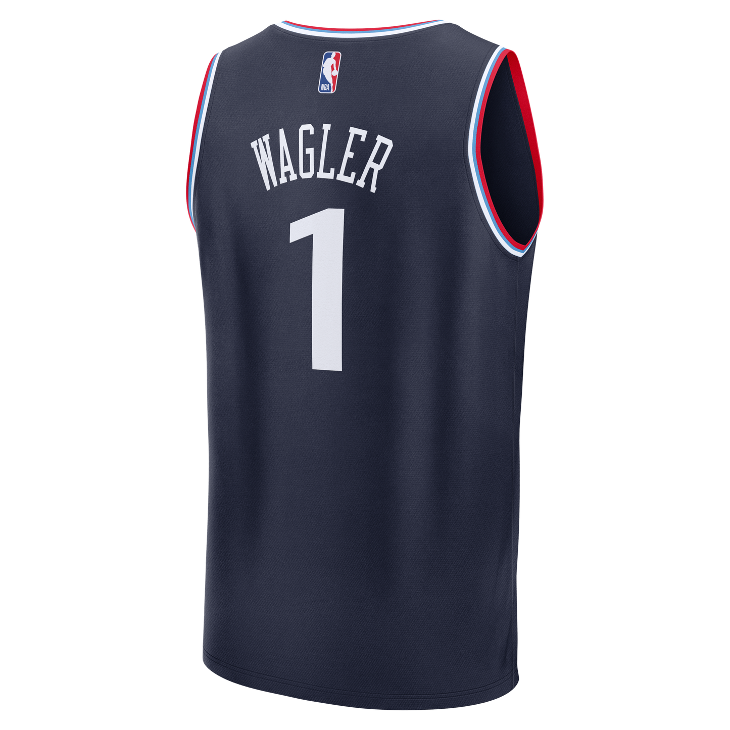 Men's LA Clippers Keaton Wagler Fanatics Navy 2026 NBA Draft First Round Pick Fast Break Jersey - Icon Edition