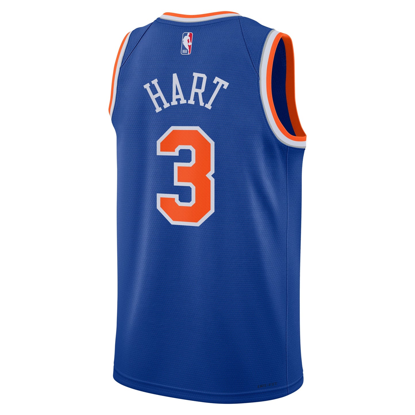 Youth New York Knicks Josh Hart Nike Blue Swingman Jersey - Icon Edition