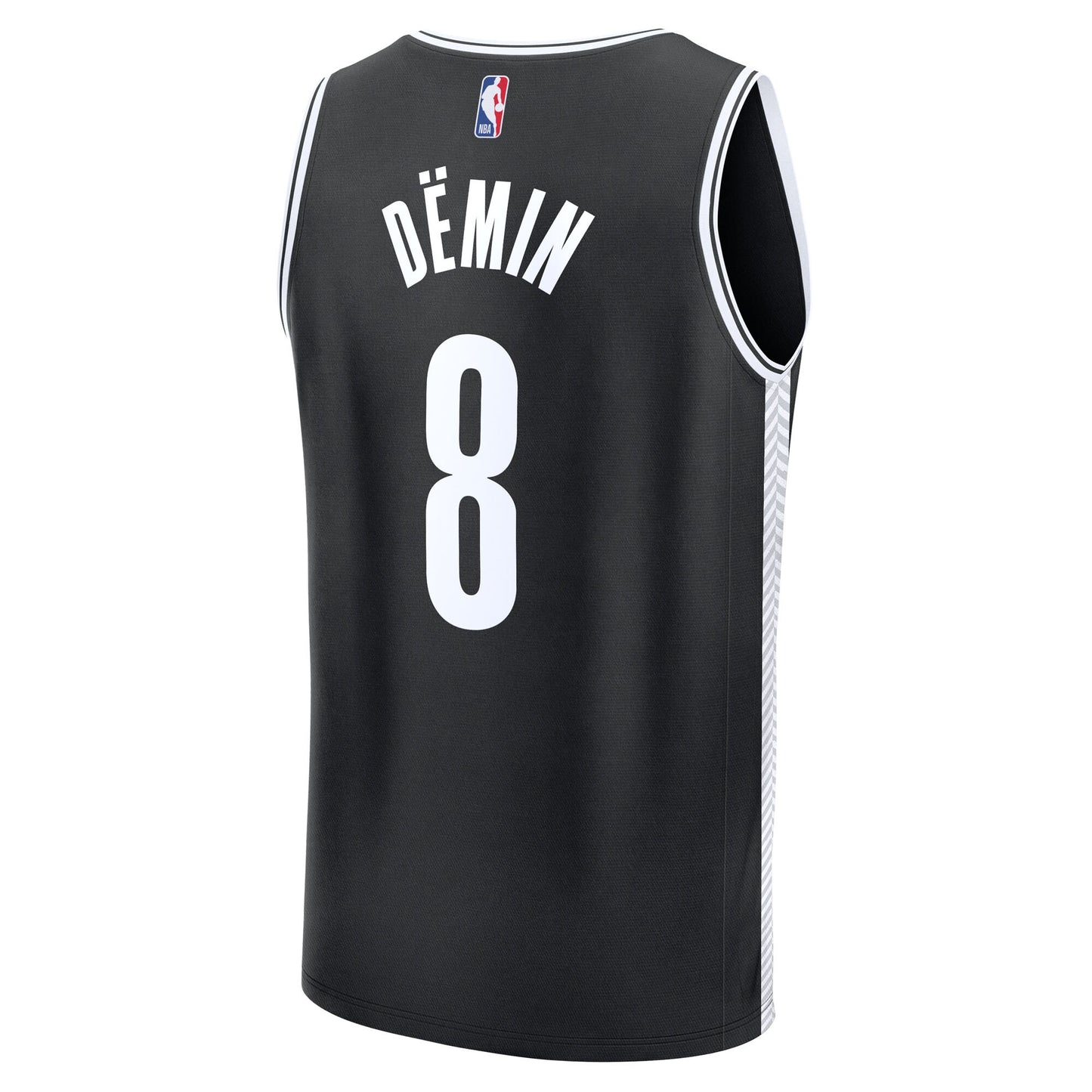 Youth Brooklyn Nets Egor Dëmin Fanatics Black Fast Break Replica Jersey - Icon Edition