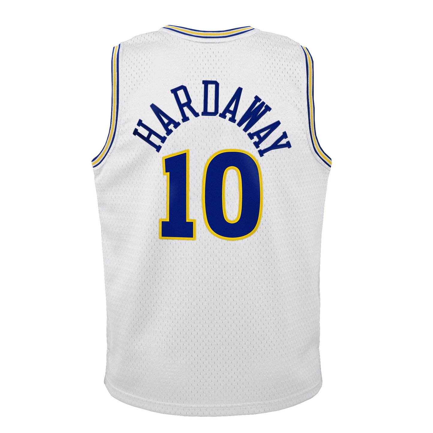 Youth Golden State Warriors Tim Hardaway Mitchell & Ness White 1990-91 Hardwood Classics Swingman Throwback Home Jersey