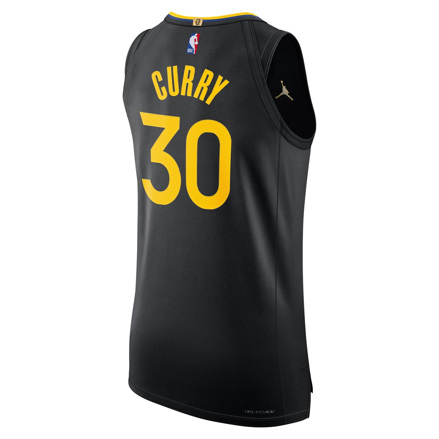 Men's Golden State Warriors Stephen Curry Jordan Brand Black 2024/25 Authentic Jersey - Statement Edition