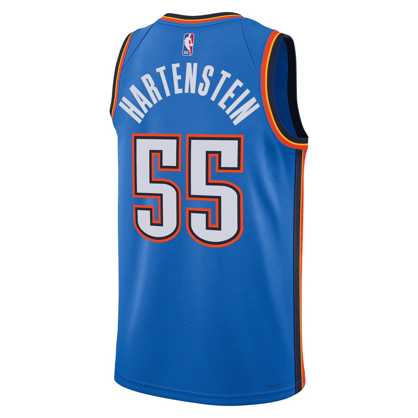 Unisex Oklahoma City Thunder Isaiah Hartenstein Nike Blue Swingman Jersey - Icon Edition