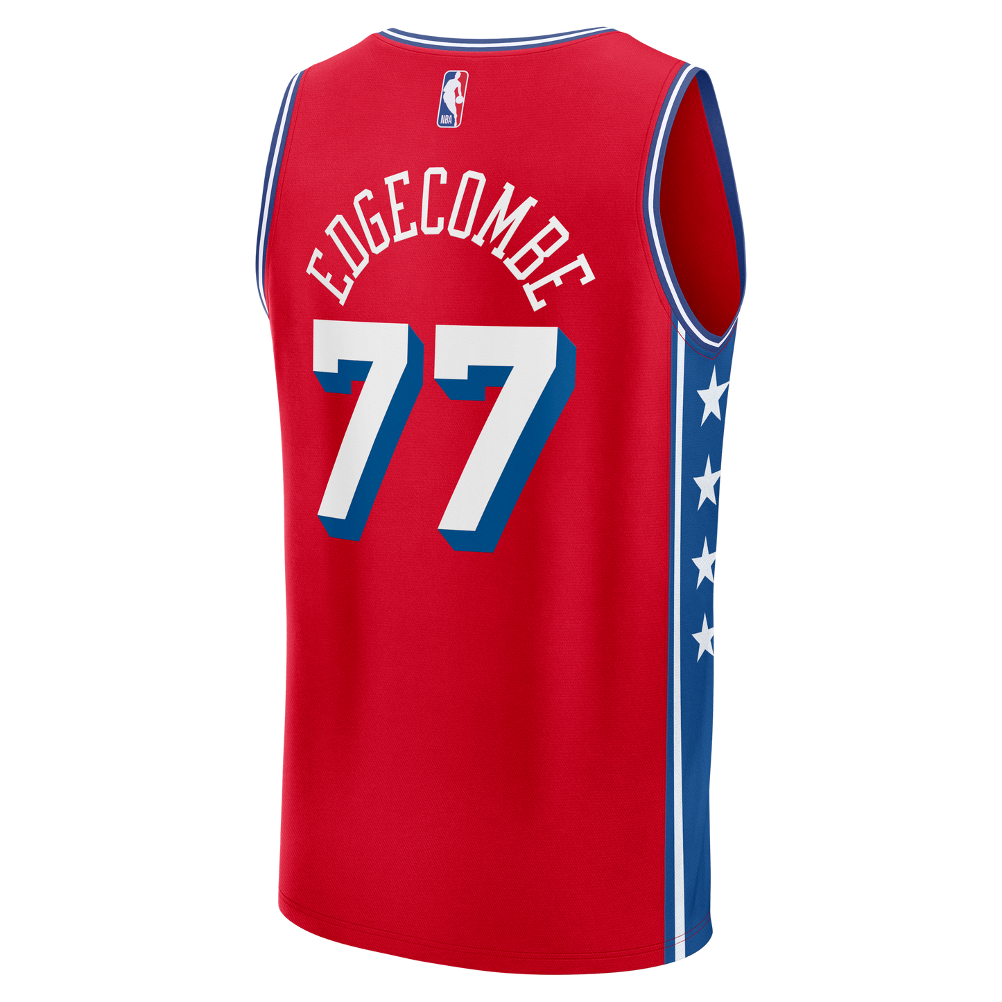 Youth Philadelphia 76ers VJ Edgecombe Fanatics Red Fast Break Replica Jersey - Statement Edition