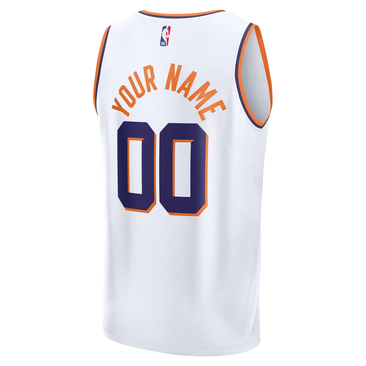 Men's Phoenix Suns Fanatics White Fast Break Custom Jersey - Association Edition
