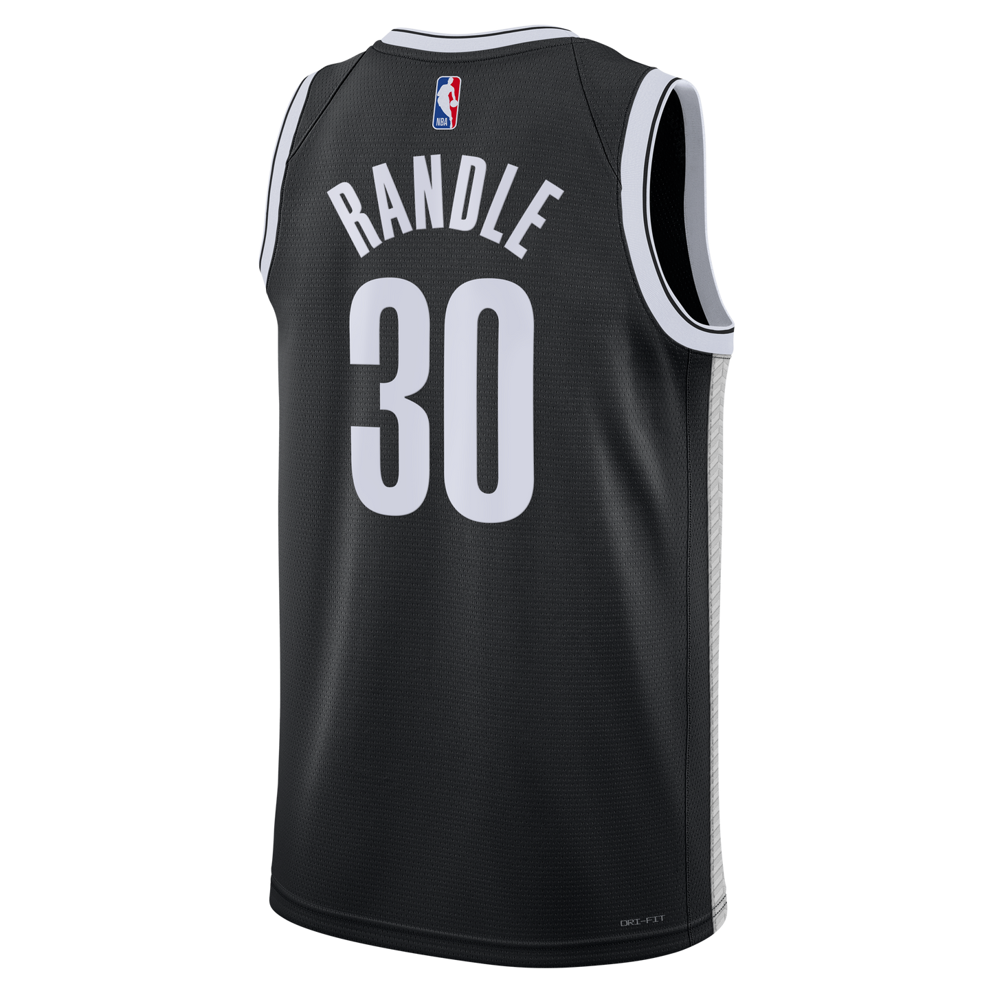 Unisex Brooklyn Nets Julius Randle Nike Black Swingman Jersey - Icon Edition
