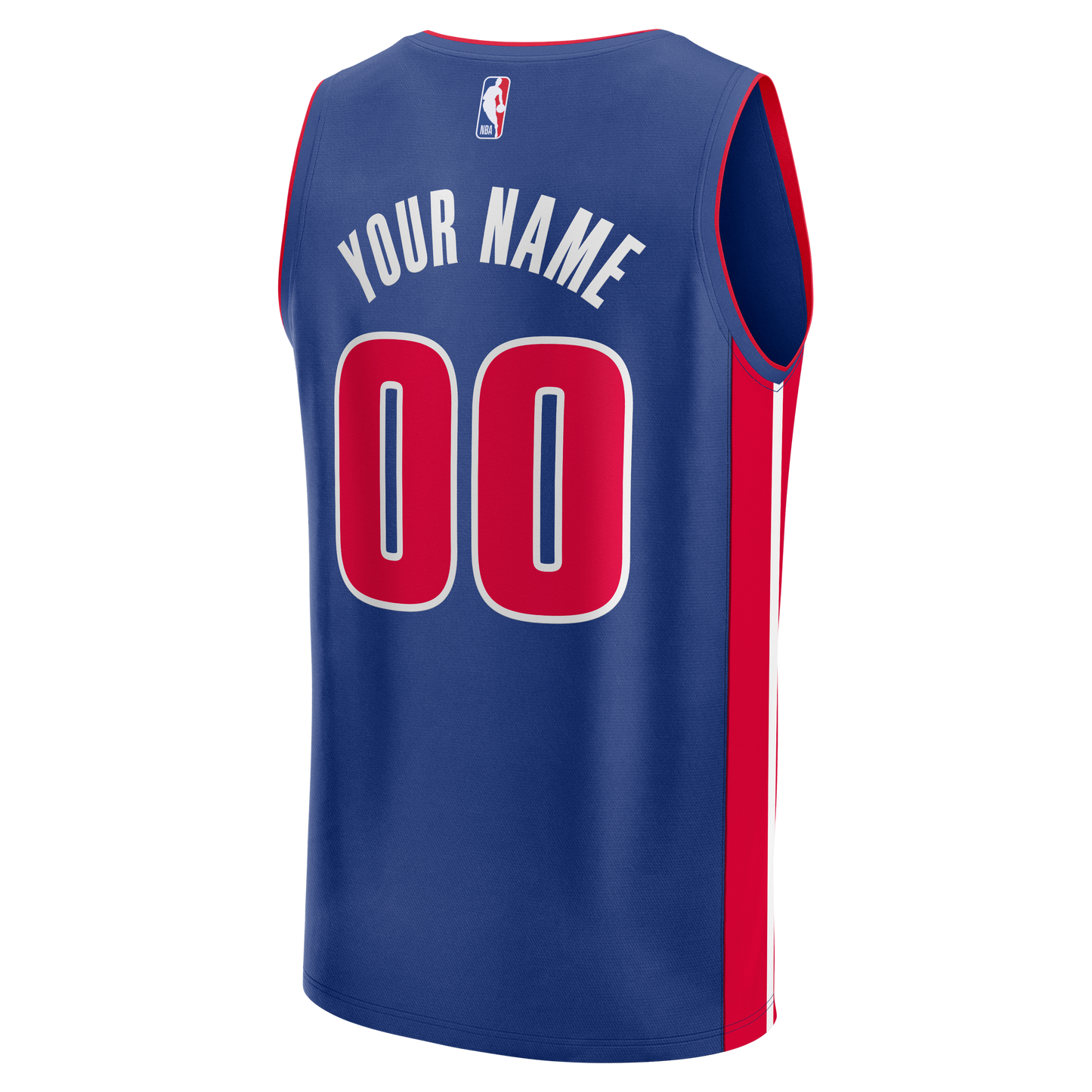 Youth Detroit Pistons Fanatics Blue Fast Break Custom Jersey - Icon Edition