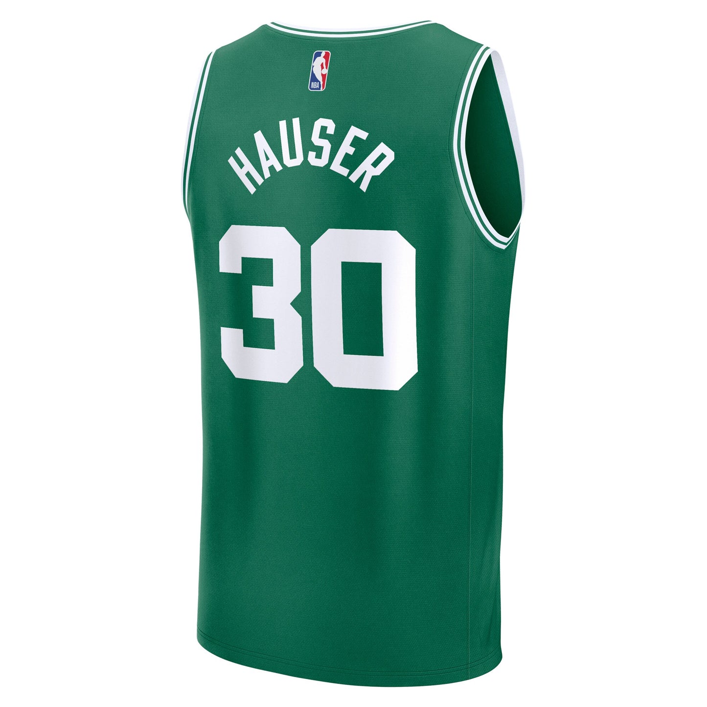 Men's Boston Celtics Sam Hauser Fanatics Kelly Green Fast Break Replica Player Jersey - Icon Edition
