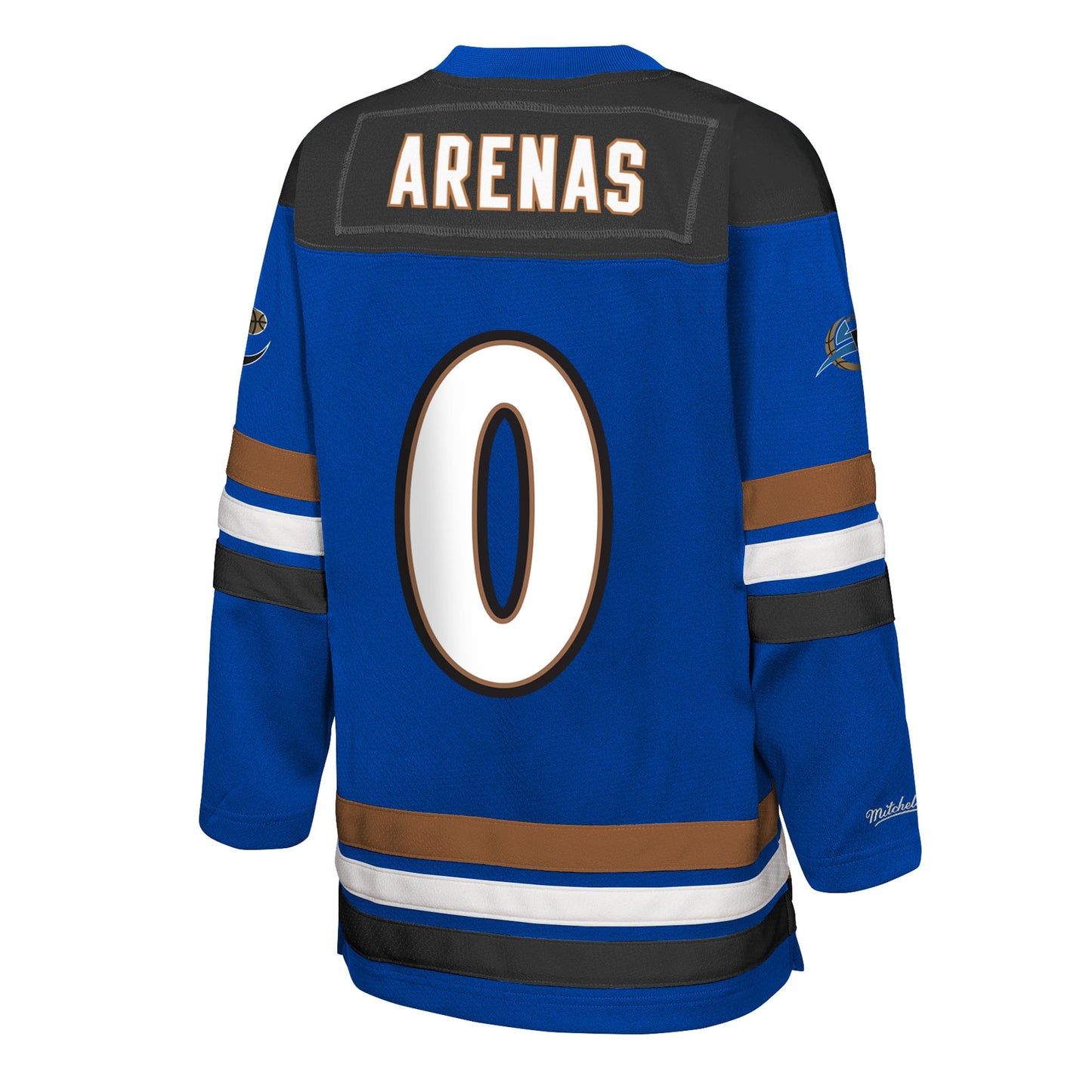Youth Washington Wizards Gilbert Arenas Mitchell & Ness Blue Maxxed Out 2.0 Fashion Hockey Jersey