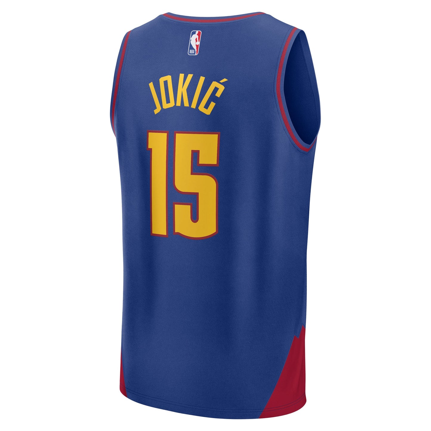 Youth Denver Nuggets Nikola Jokic Fanatics Blue Fast Break Replica Player Jersey - Statement Edition
