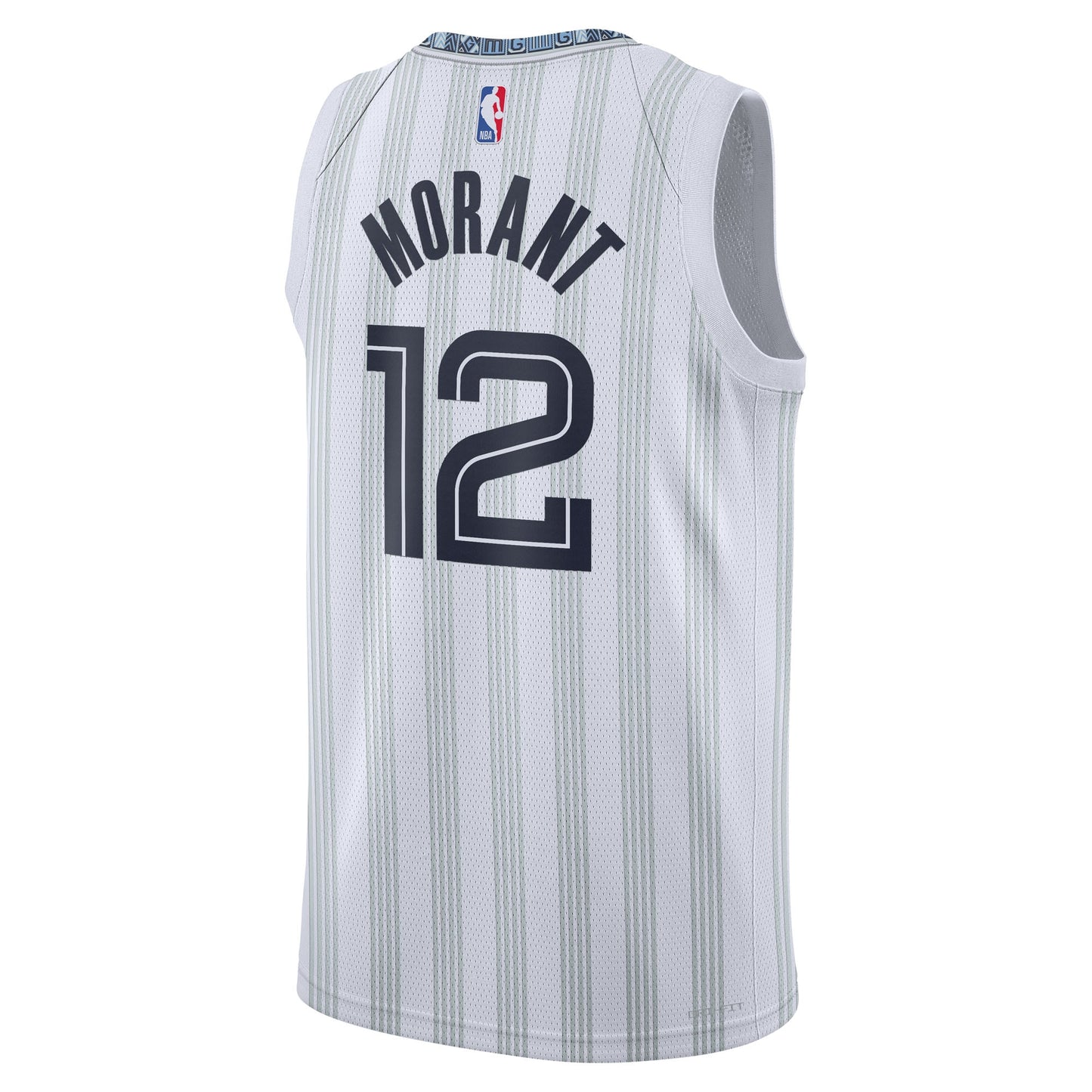 Unisex Memphis Grizzlies Ja Morant Nike White 2025/26 Swingman Jersey - City Edition