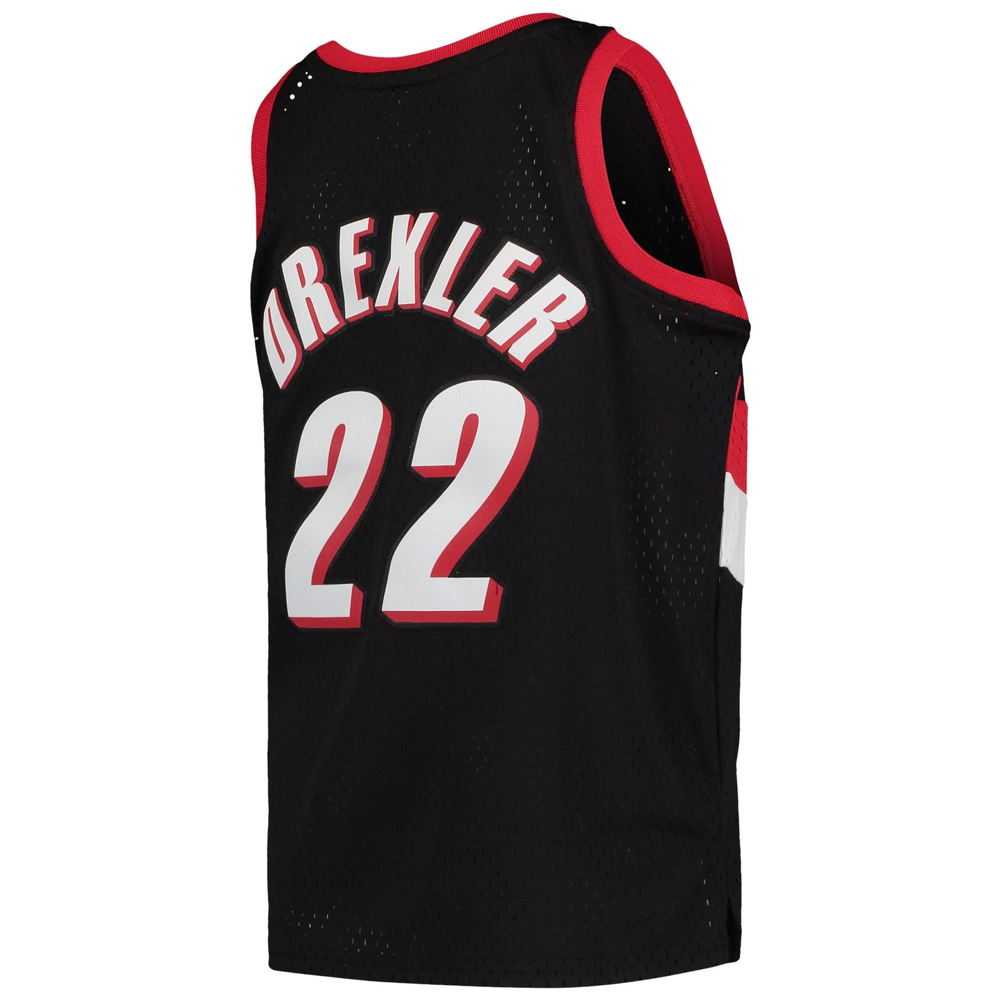 Youth Portland Trail Blazers Clyde Drexler Mitchell & Ness Black 1991/92 Hardwood Classics Swingman Jersey