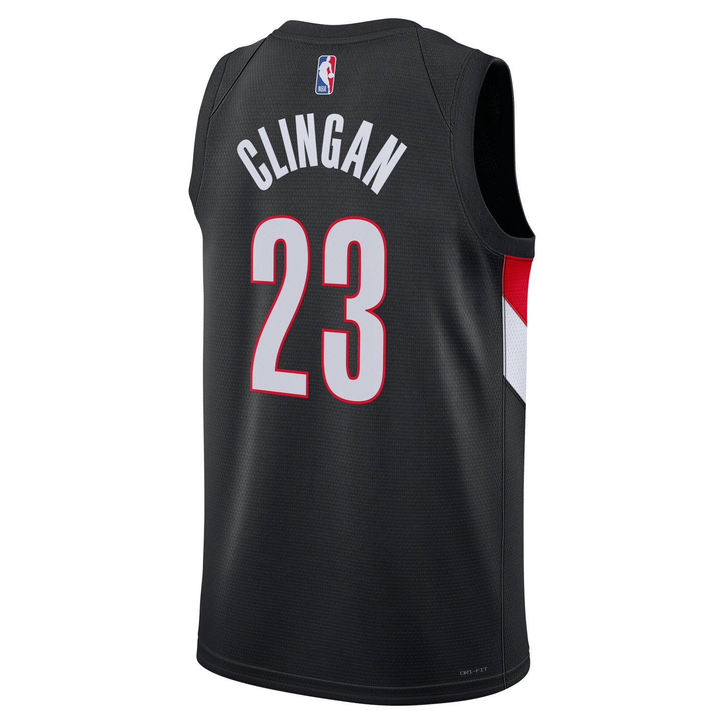 Unisex Portland Trail Blazers Donovan Clingan Nike Black Swingman Jersey - Icon Edition