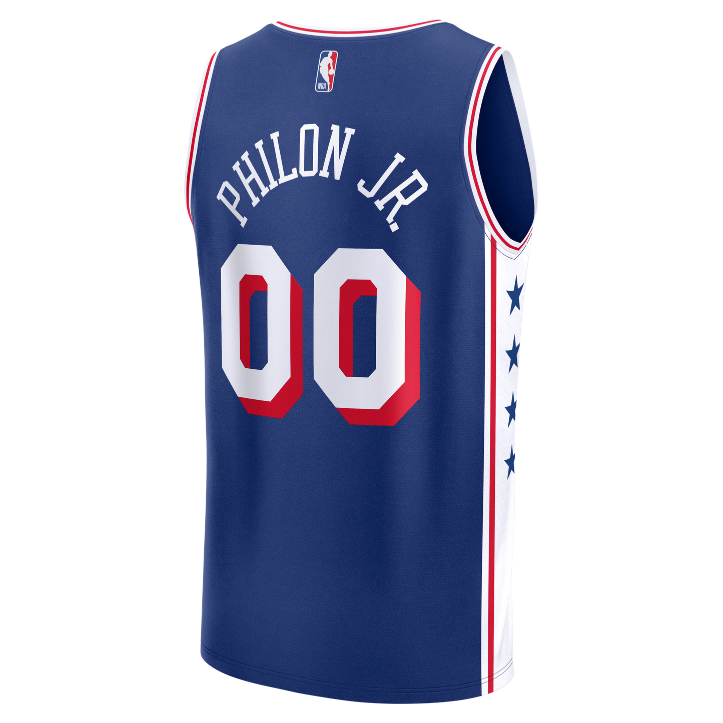 Youth Philadelphia 76ers Labaron Philon Jr. Fanatics Royal Fast Break Replica Jersey - Icon Edition