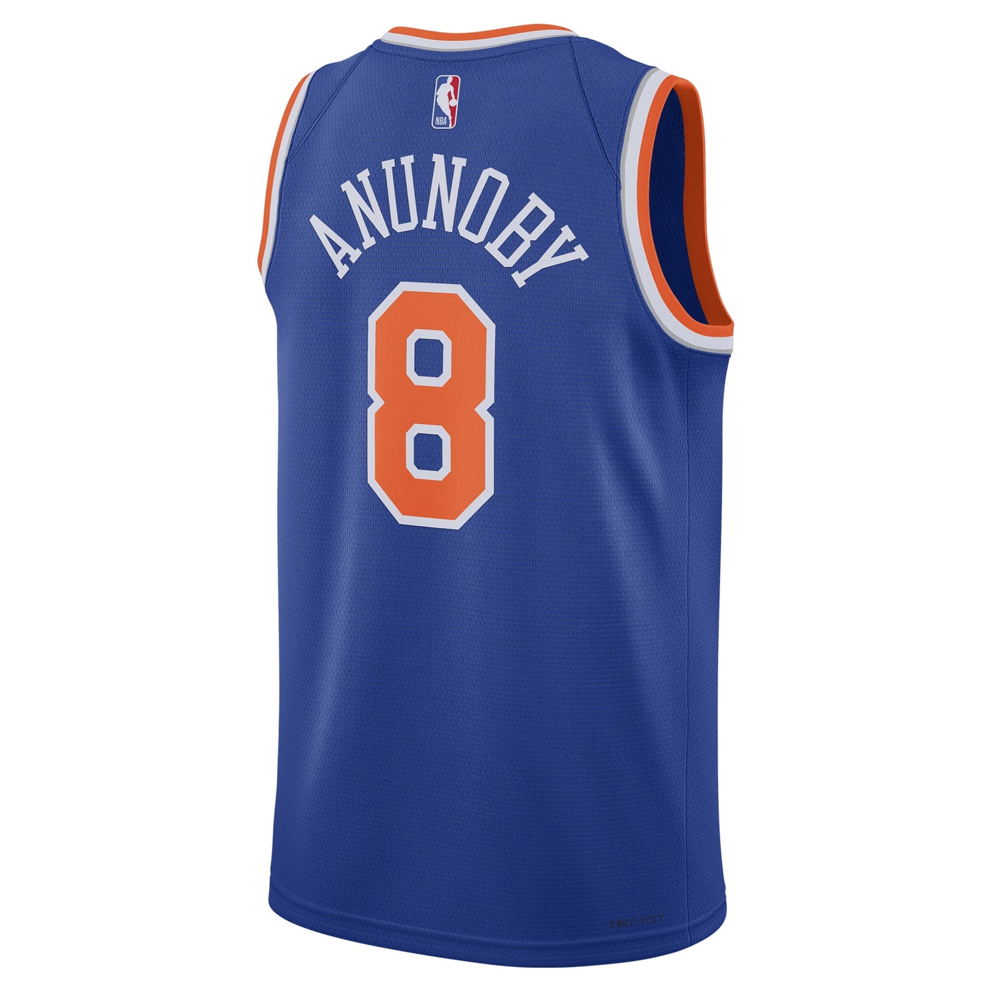 Unisex New York Knicks OG Anunoby Nike Blue Swingman Jersey - Icon Edition