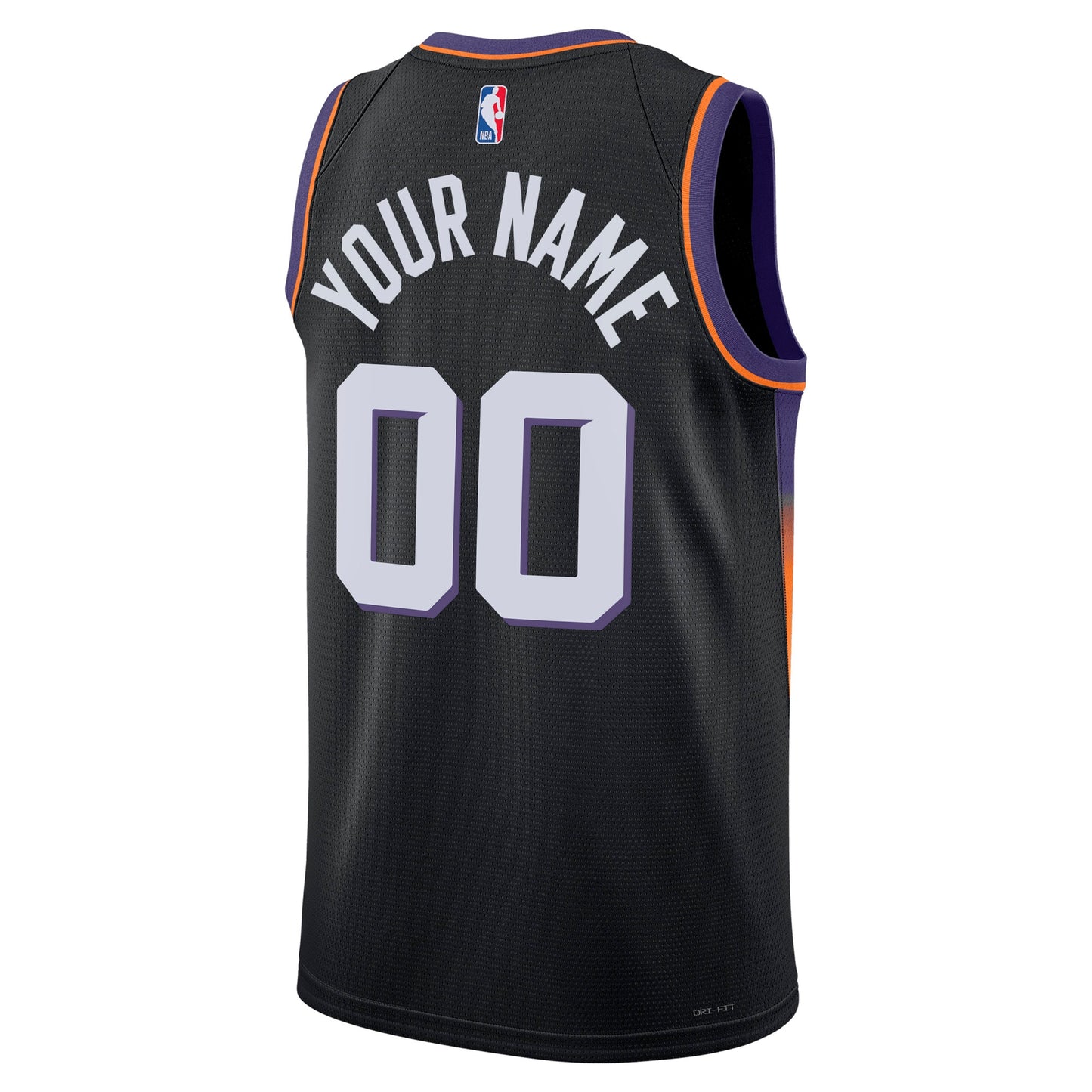 Unisex Phoenix Suns Jordan Brand Black Swingman Custom Jersey - Statement Edition