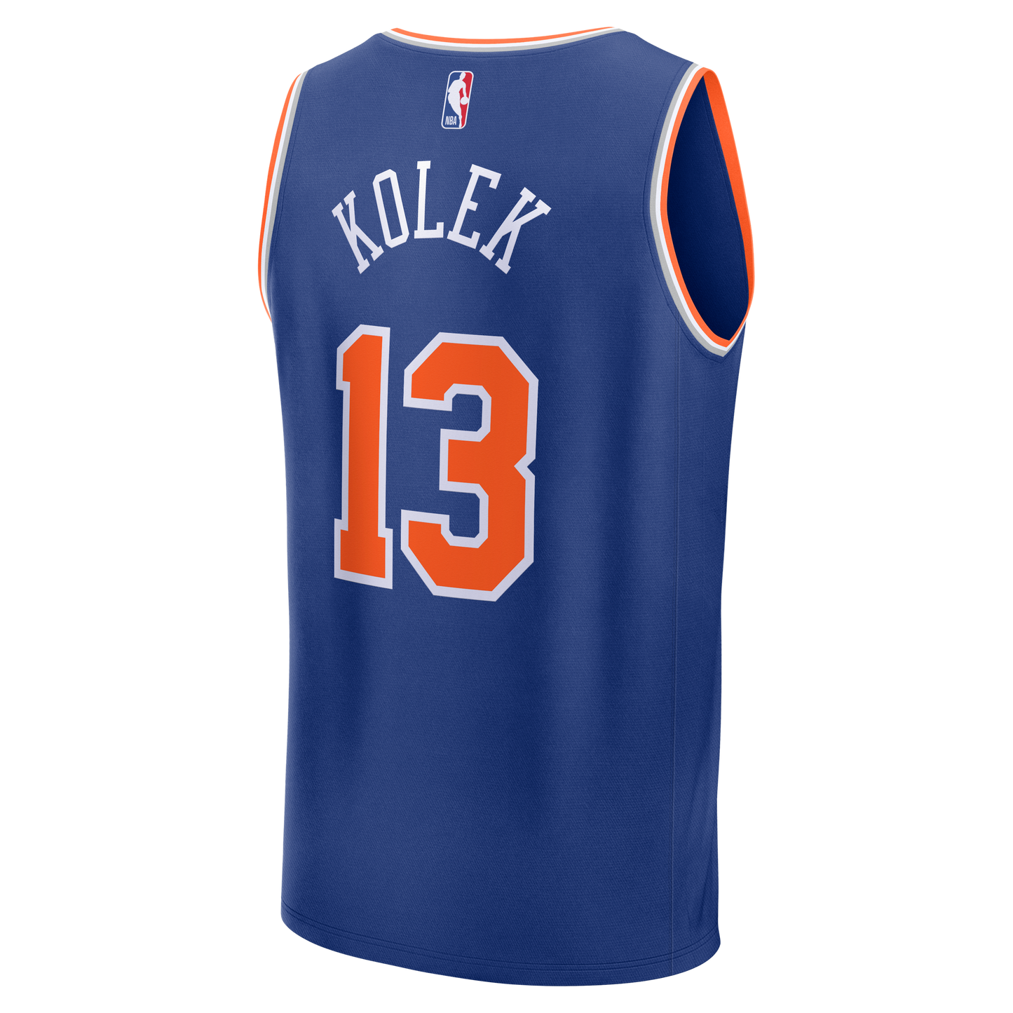 Men's New York Knicks Tyler Kolek Fanatics Blue Fast Break Replica Jersey - Icon Edition