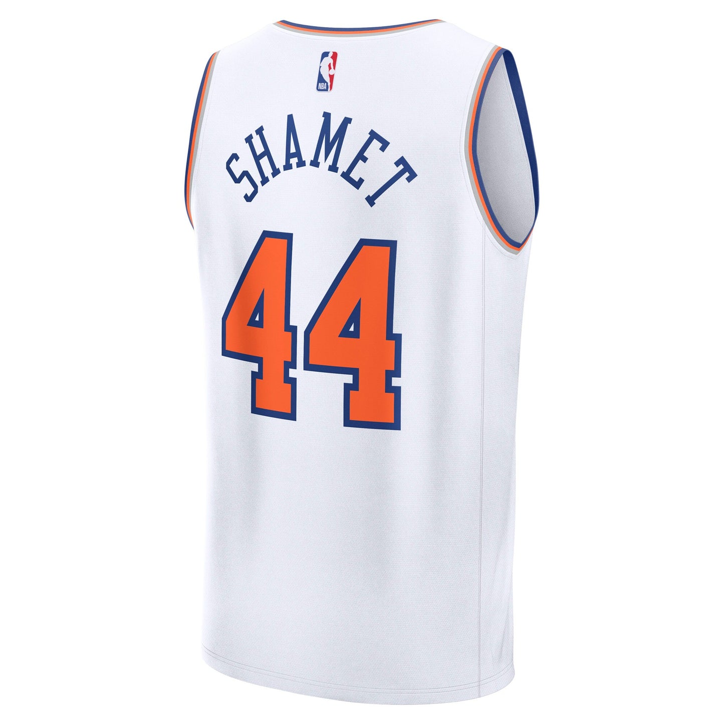 Men's New York Knicks Landry Shamet Fanatics White Fast Break Replica Player Jersey - Association Edition
