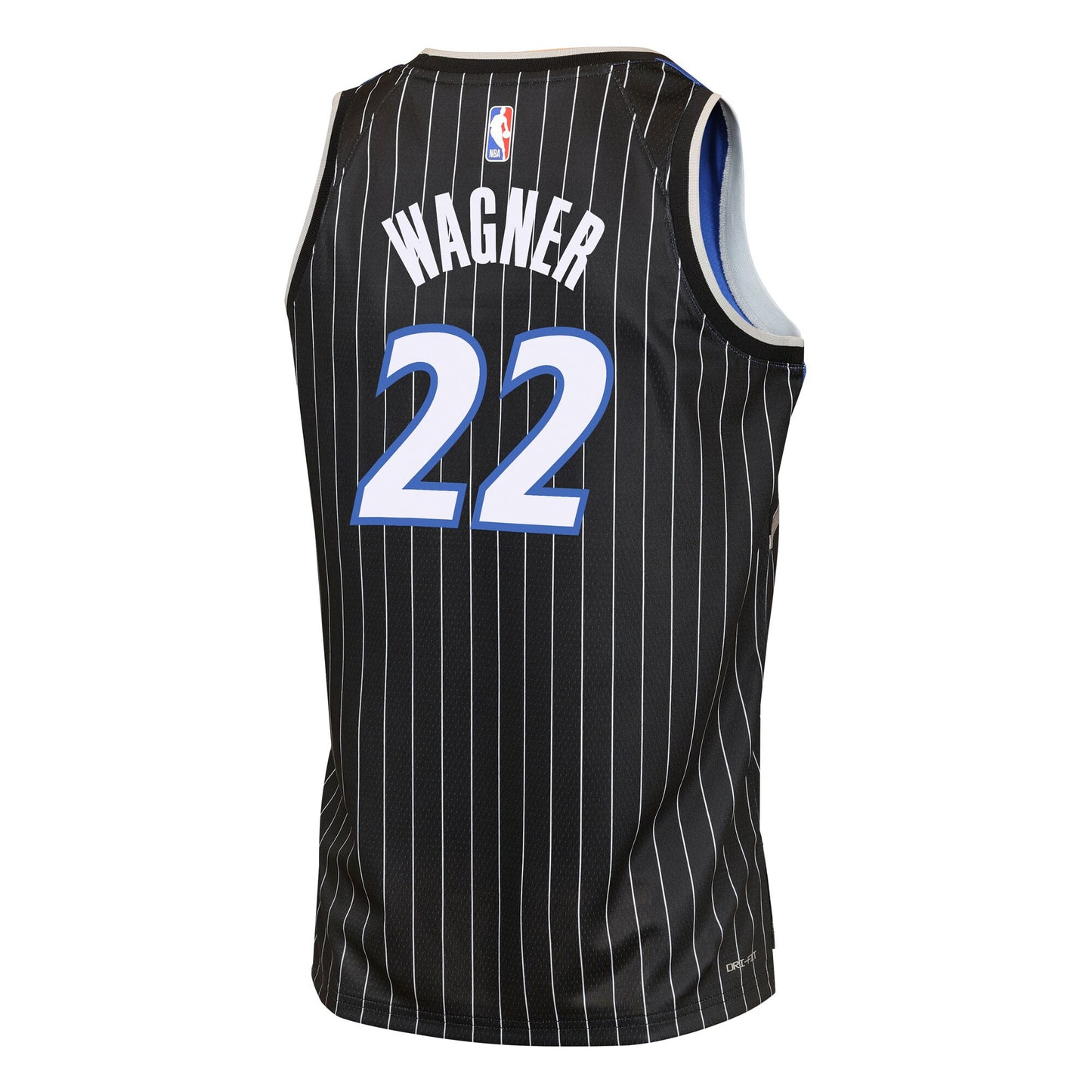 Youth Orlando Magic Franz Wagner Jordan Brand Black Swingman Jersey - Statement Edition