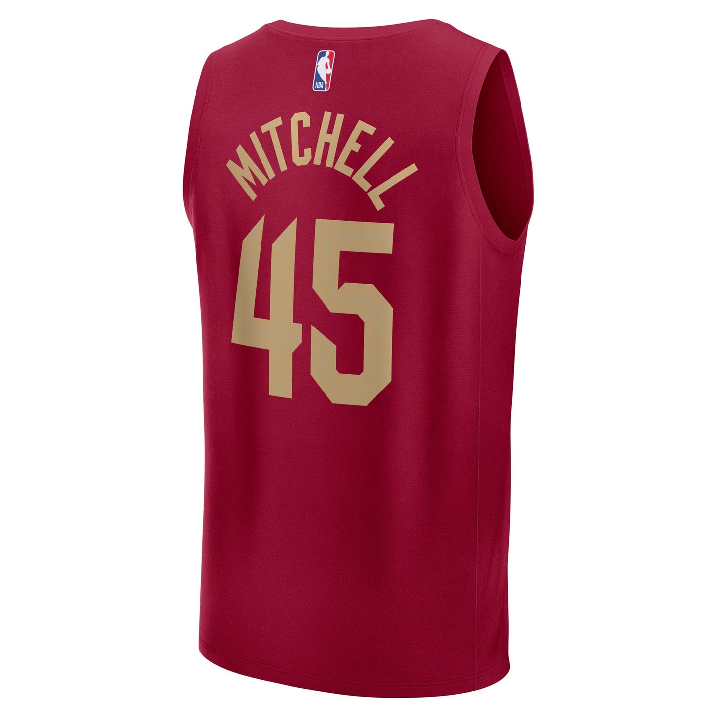 Youth Cleveland Cavaliers Donovan Mitchell Fanatics Wine Fast Break Replica Player Jersey - Icon Edition