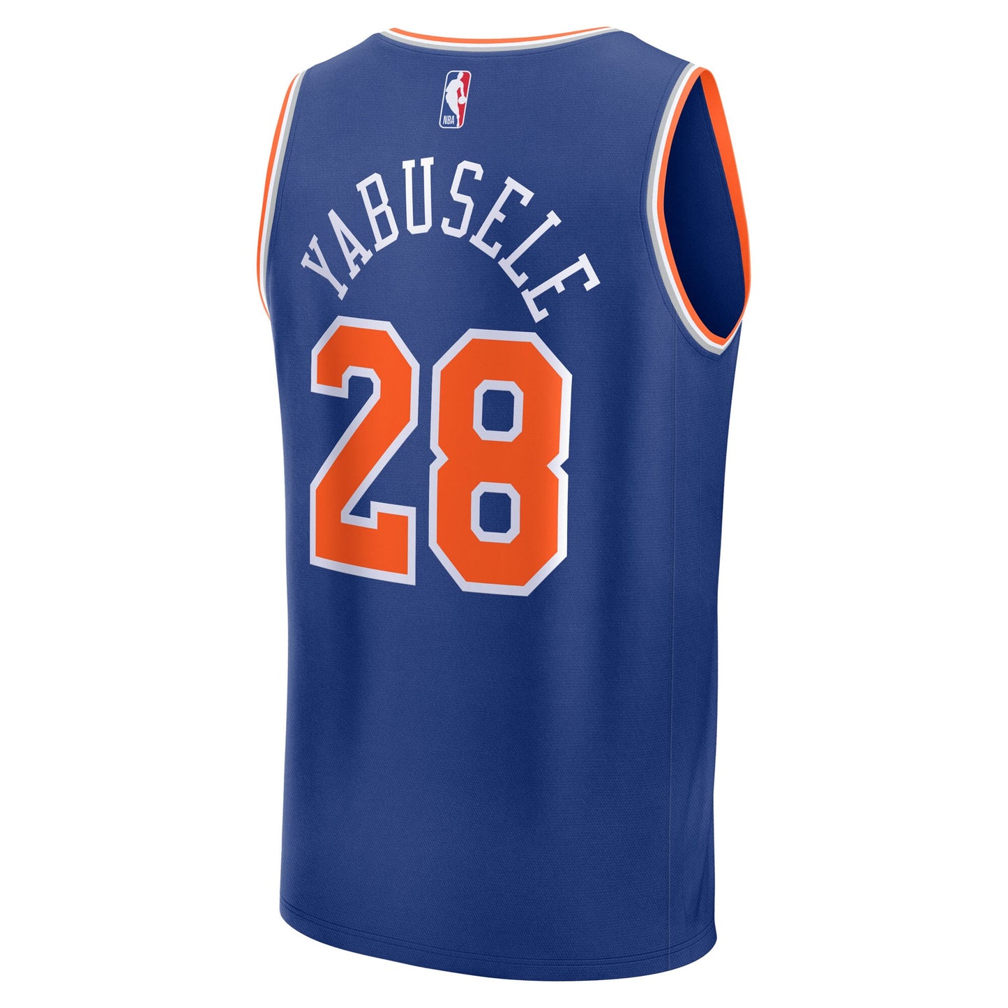 Men's New York Knicks Guerschon Yabusele Fanatics Blue Fast Break Replica Player Jersey - Icon Edition