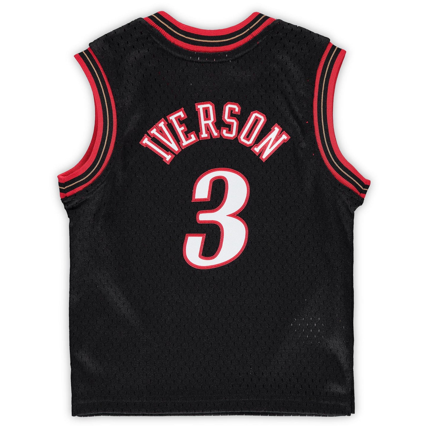 Infant Philadelphia 76ers Allen Iverson Mitchell & Ness Black 2000/01 Hardwood Classics Retired Player Jersey