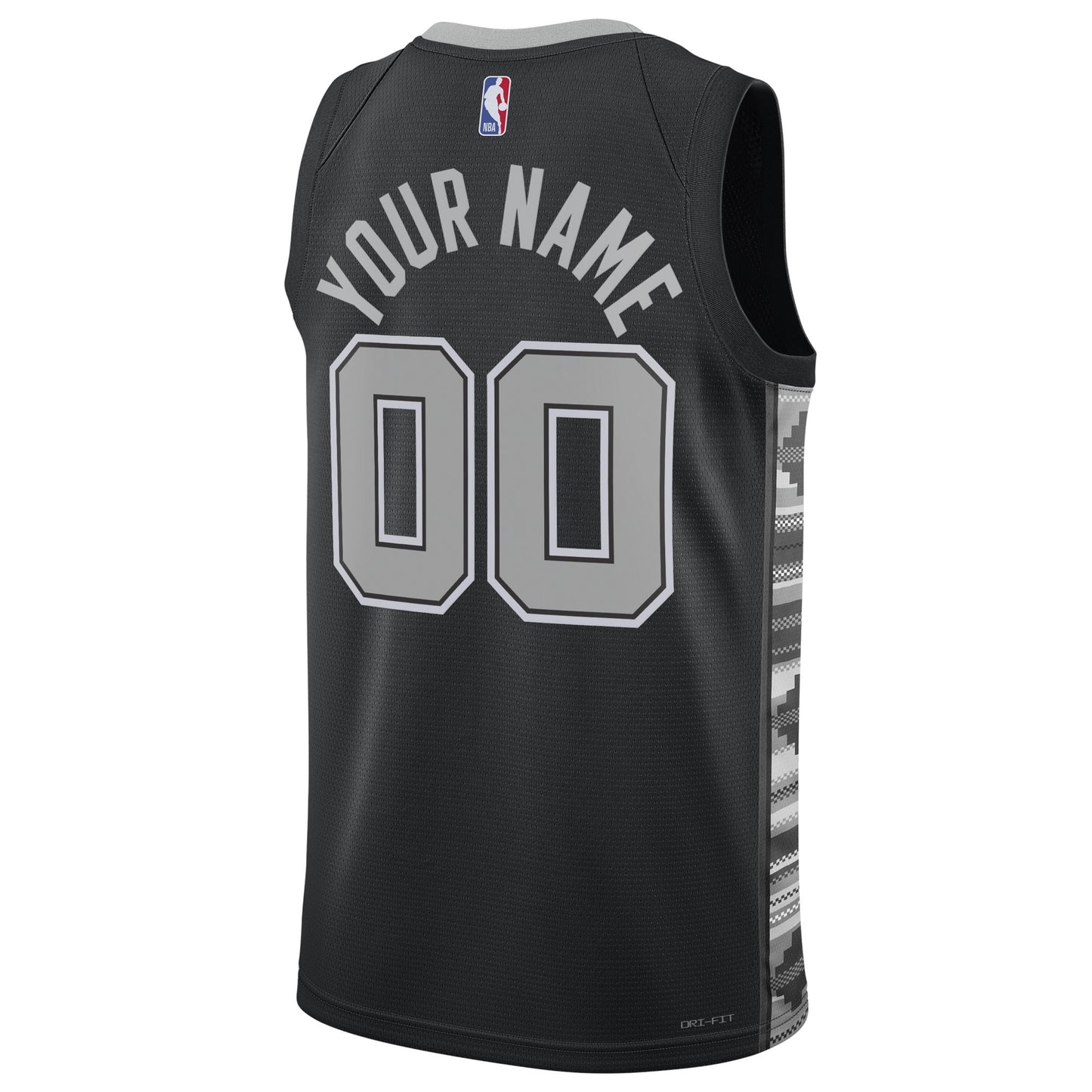 Unisex San Antonio Spurs Jordan Brand Black 2022/23 Swingman Custom Jersey - Statement Edition
