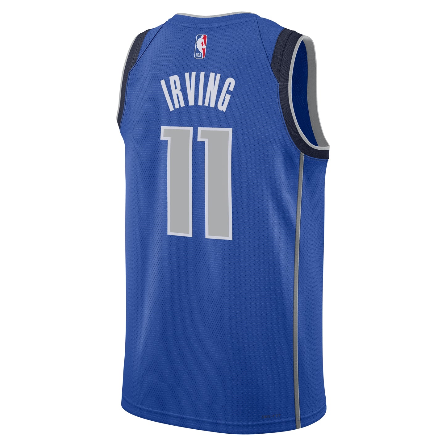 Unisex Dallas Mavericks Kyrie Irving Nike Blue Badge Swingman Replica Jersey - Icon Edition