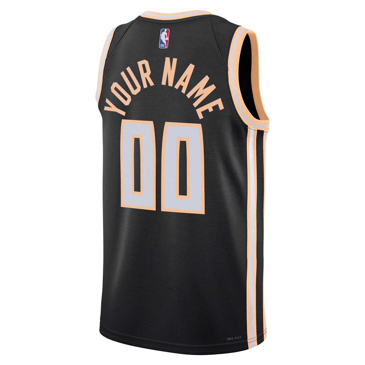 Unisex Atlanta Hawks Nike Black 2025/26 City Edition Swingman Custom Jersey