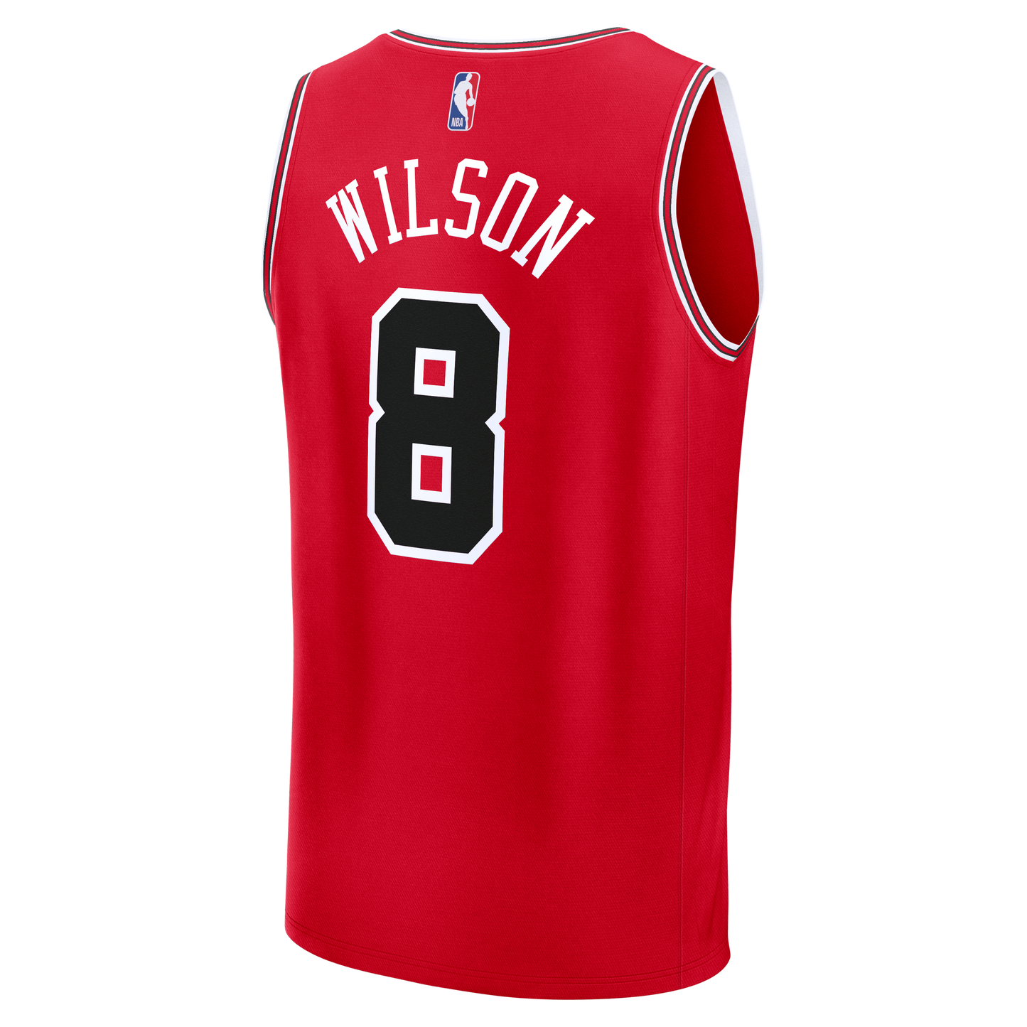 Youth Chicago Bulls Caleb Wilson Fanatics Red Fast Break Replica Jersey - Icon Edition