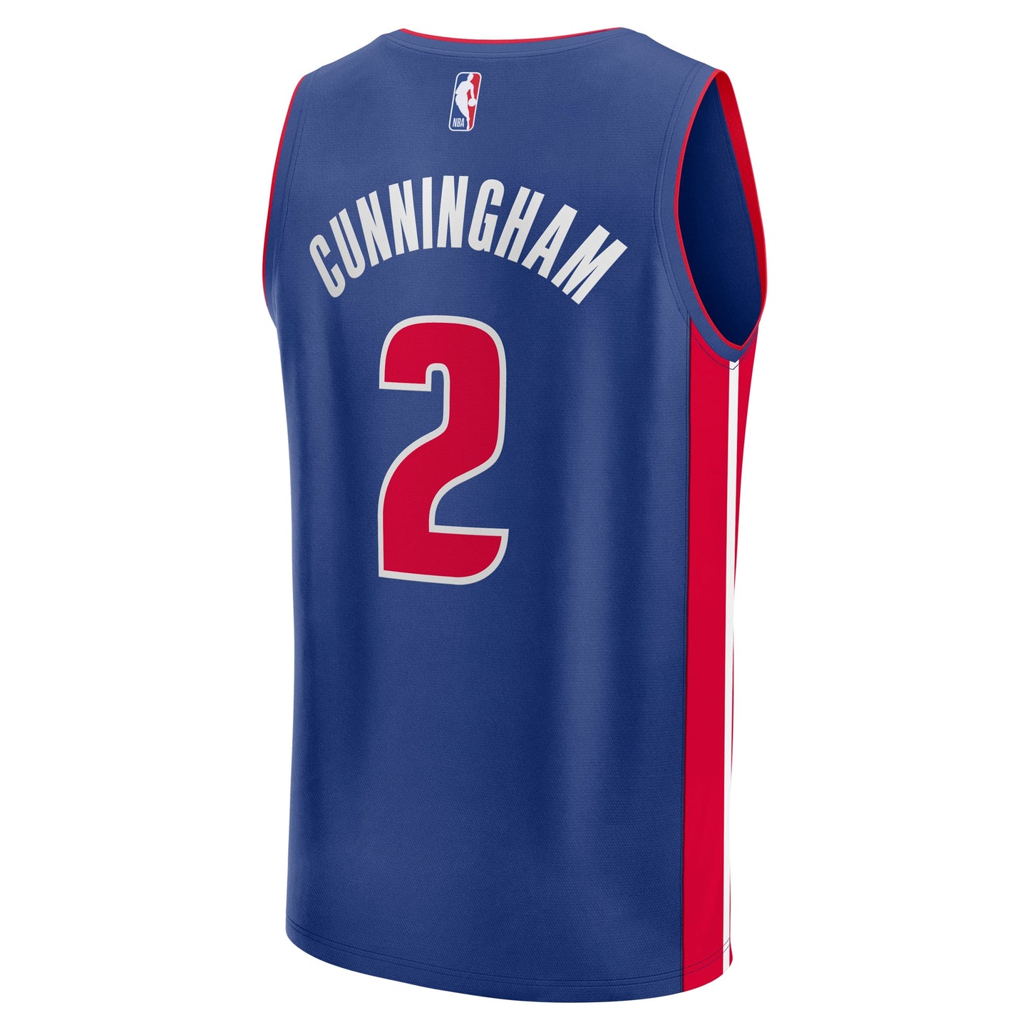 Men's Detroit Pistons Cade Cunningham Fanatics Blue Fast Break Replica Player Jersey - Icon Edition
