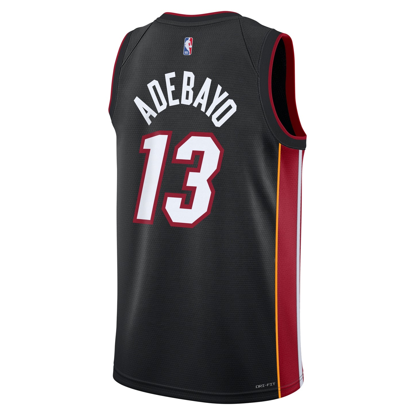 Youth Miami Heat Bam Adebayo Nike Black Swingman Jersey - Icon Edition