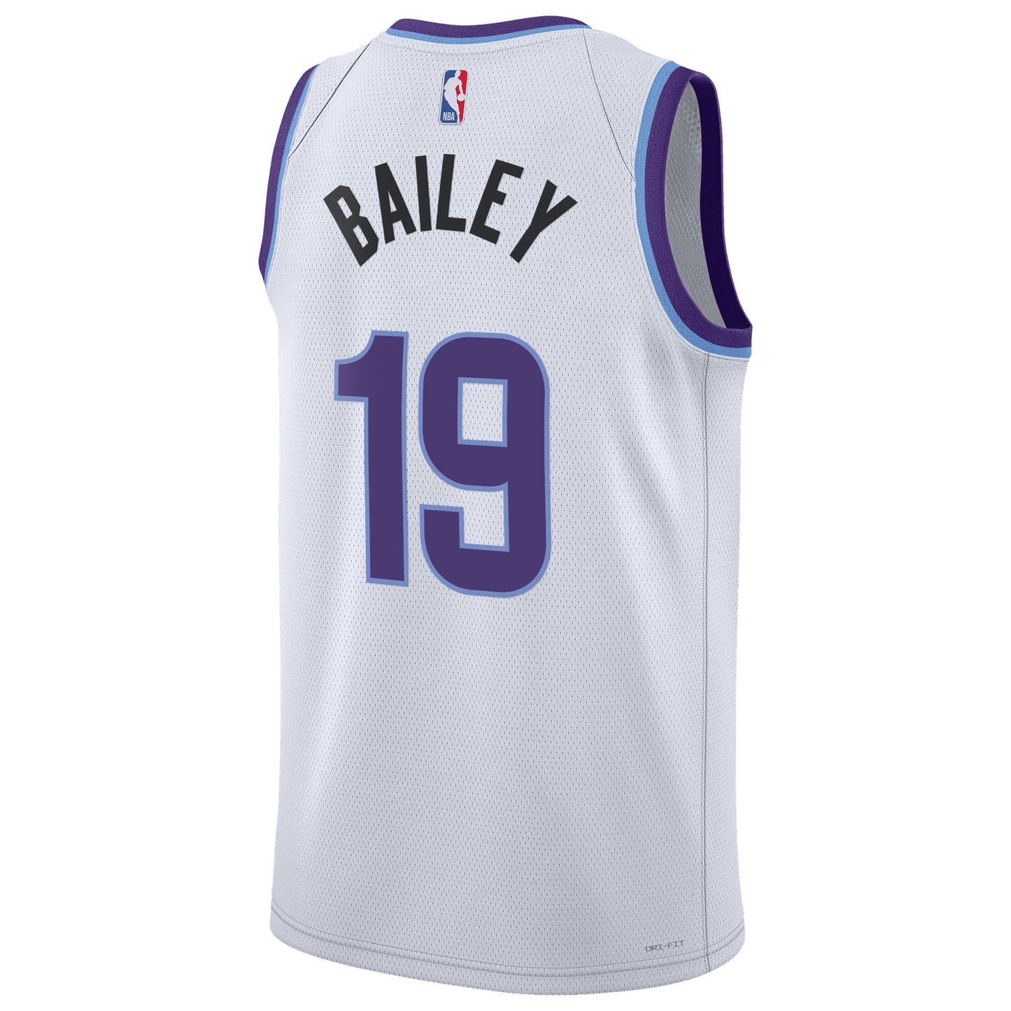 Unisex Utah Jazz Ace Bailey Nike White Swingman Jersey - Association Edition