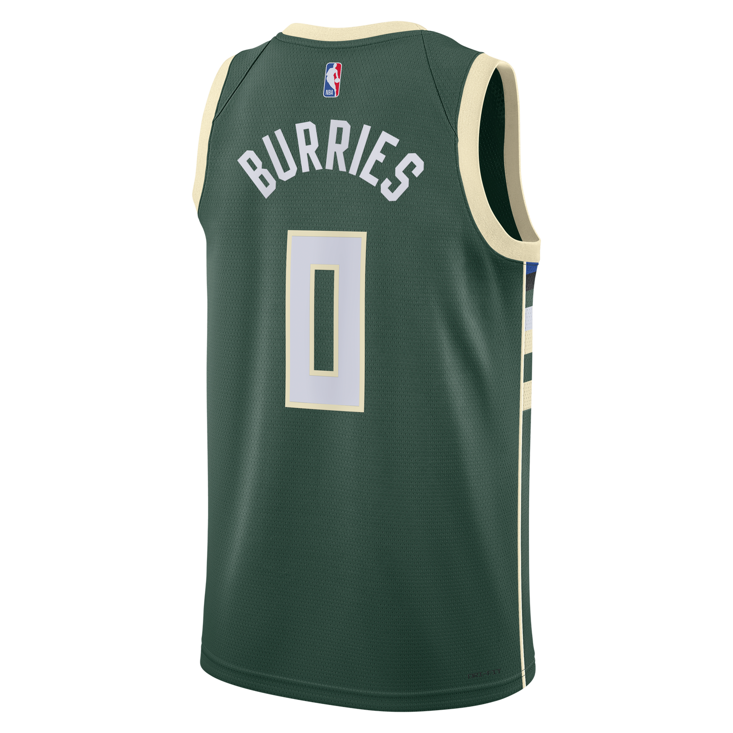 Unisex Milwaukee Bucks Brayden Burries Nike Hunter Green Swingman Jersey - Icon Edition