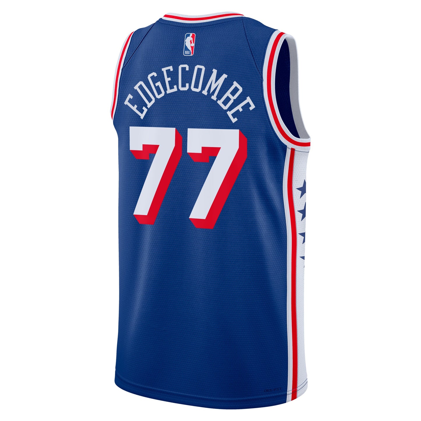 Unisex Philadelphia 76ers V. J. Edgecombe Nike Royal 2025 NBA Draft First Round Pick Swingman Jersey - Icon Edition