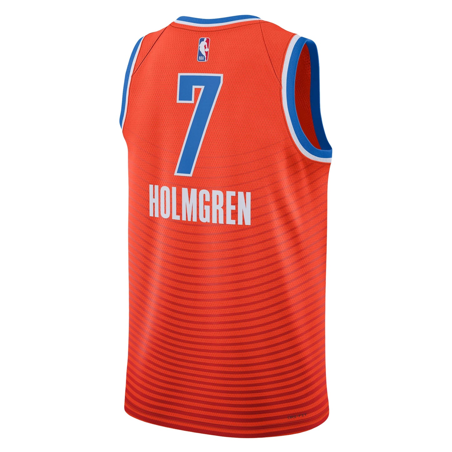 Unisex Oklahoma City Thunder Chet Holmgren Jordan Brand Orange Swingman Jersey - Statement Edition