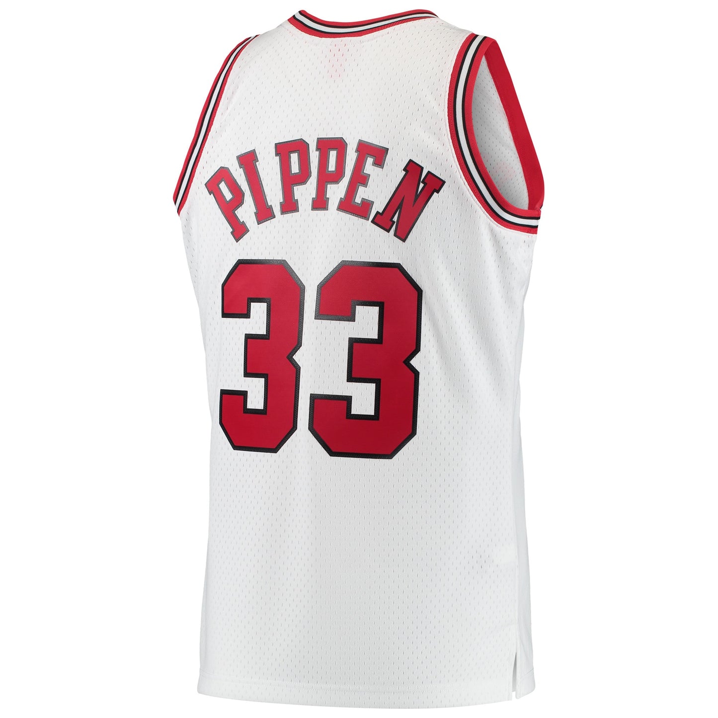 Men's Chicago Bulls Scottie Pippen Mitchell & Ness White Hardwood Classics Swingman Jersey