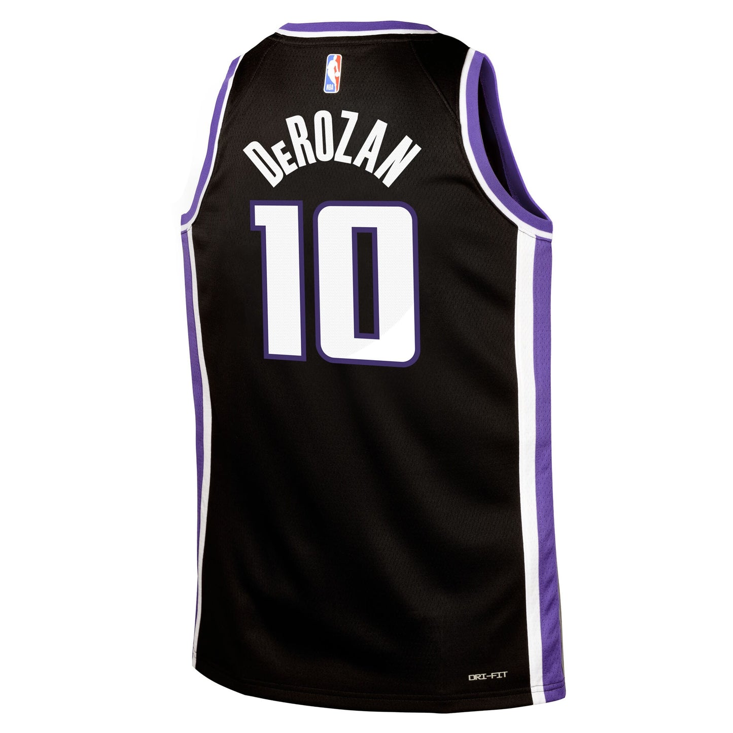 Youth Sacramento Kings DeMar DeRozan Nike Black Swingman Jersey - Icon Edition