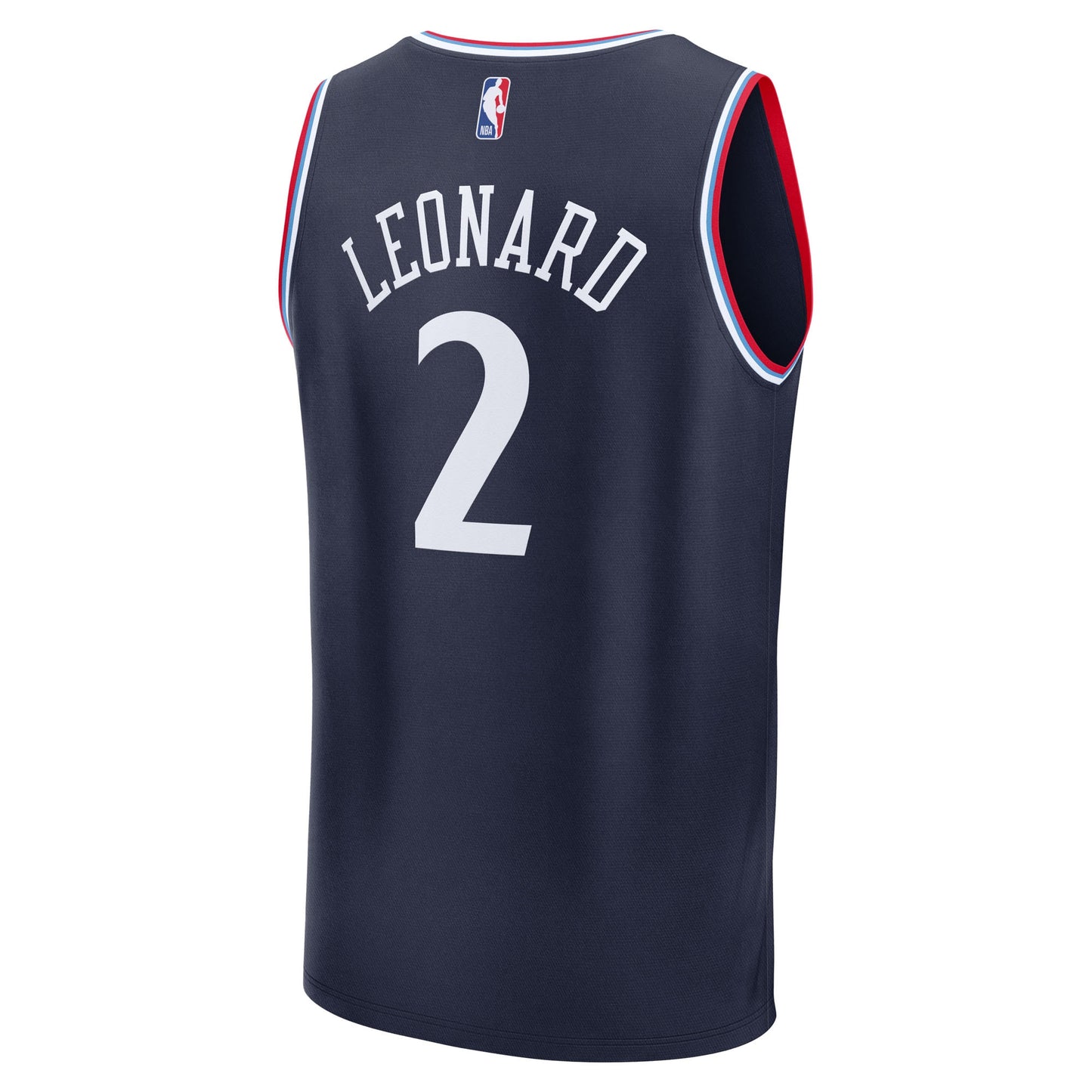 Men's LA Clippers Kawhi Leonard Fanatics Navy Fast Break Replica Player Jersey - Icon Edition