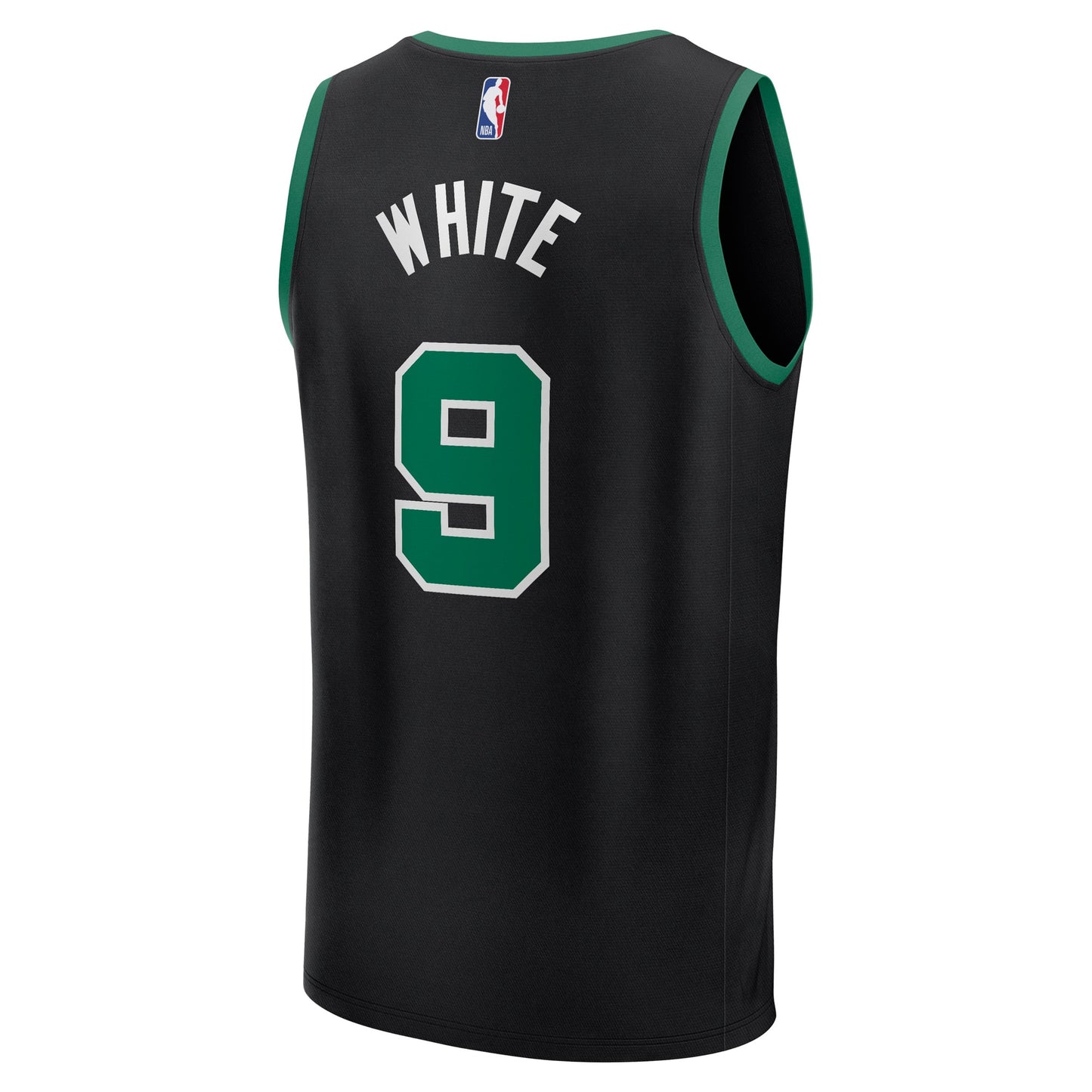 Men's Boston Celtics Derrick White Fanatics Black Fast Break Replica Player Jersey - Statement Edition