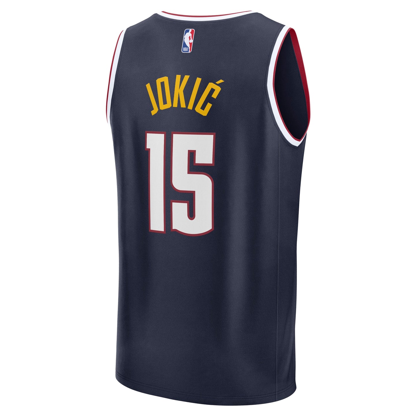 Men's Denver Nuggets Nikola Jokic Fanatics Navy Fast Break Replica Player Jersey - Icon Edition