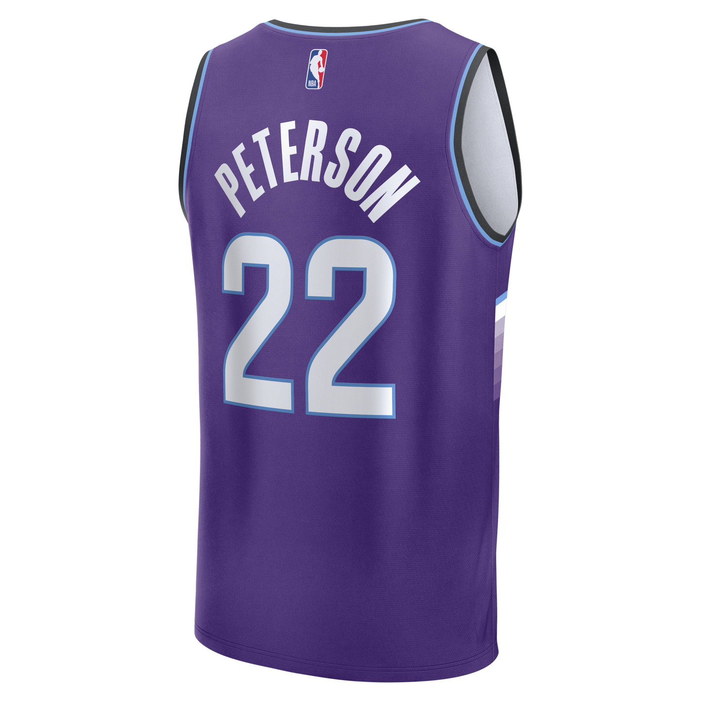 Youth Utah Jazz Darryn Peterson Fanatics Purple Fast Break Replica Jersey - Icon Edition